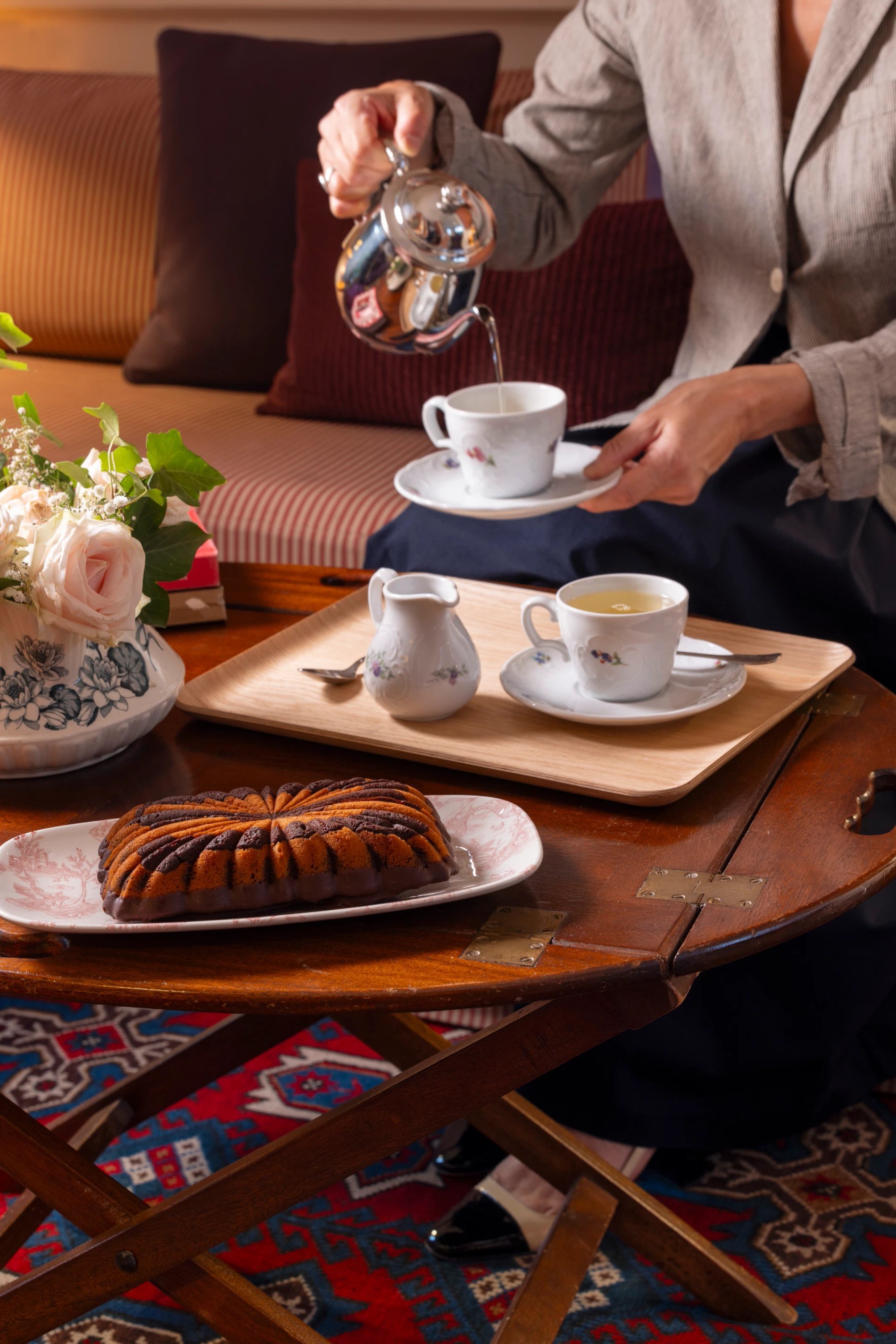Hôtel Le Saint-Grégoire Réception Lobby Tea time