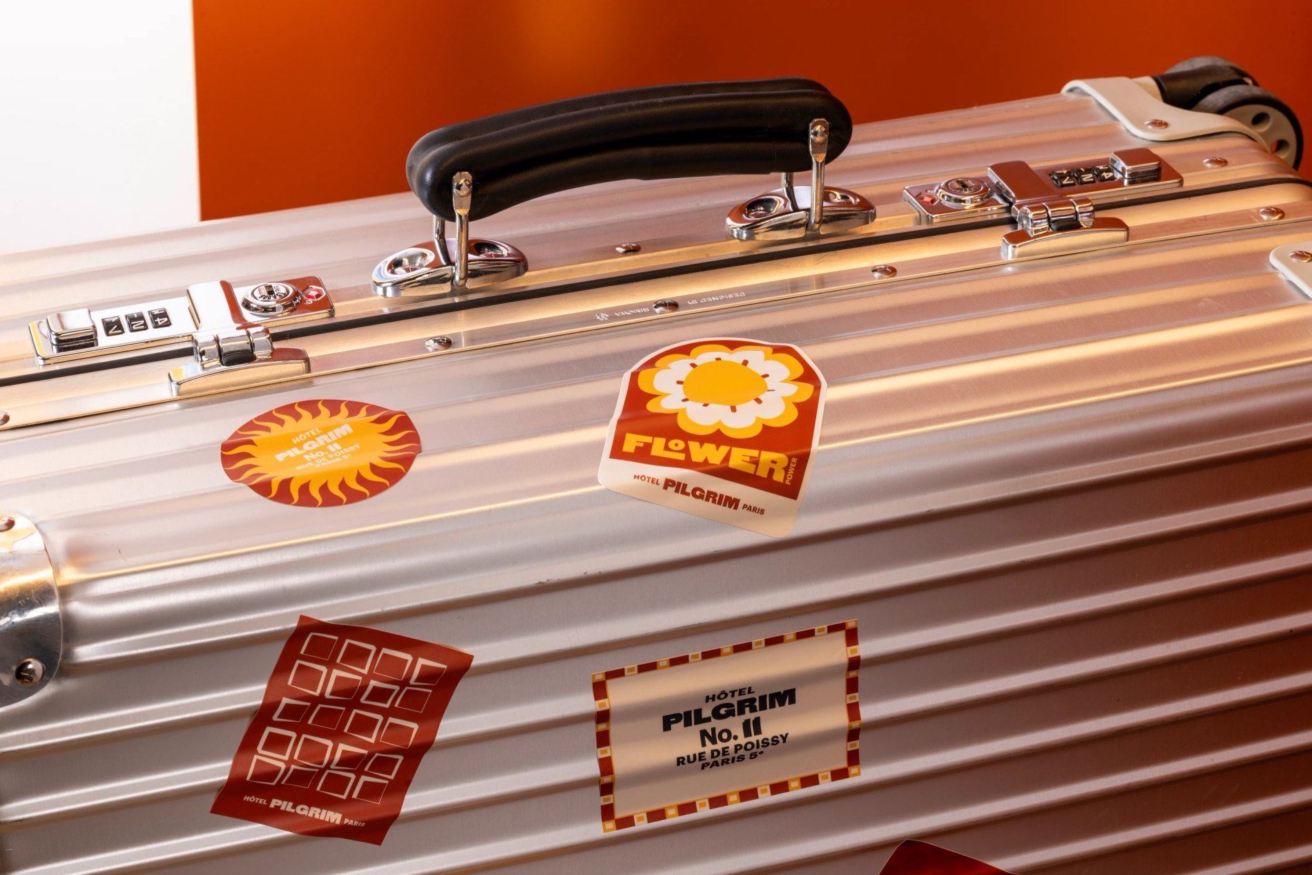 Hôtel Pilgrim Stickers Valise