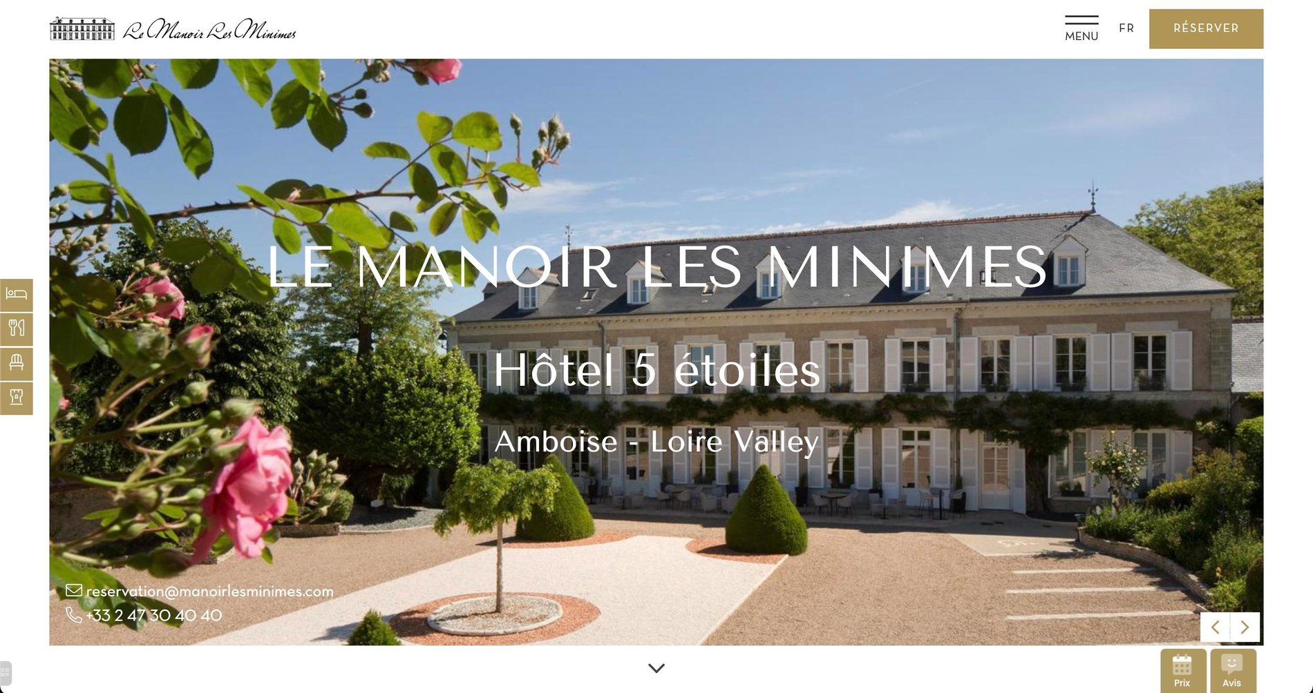 MMCréation Agency | Portfolio Le Manoir les Minimes
