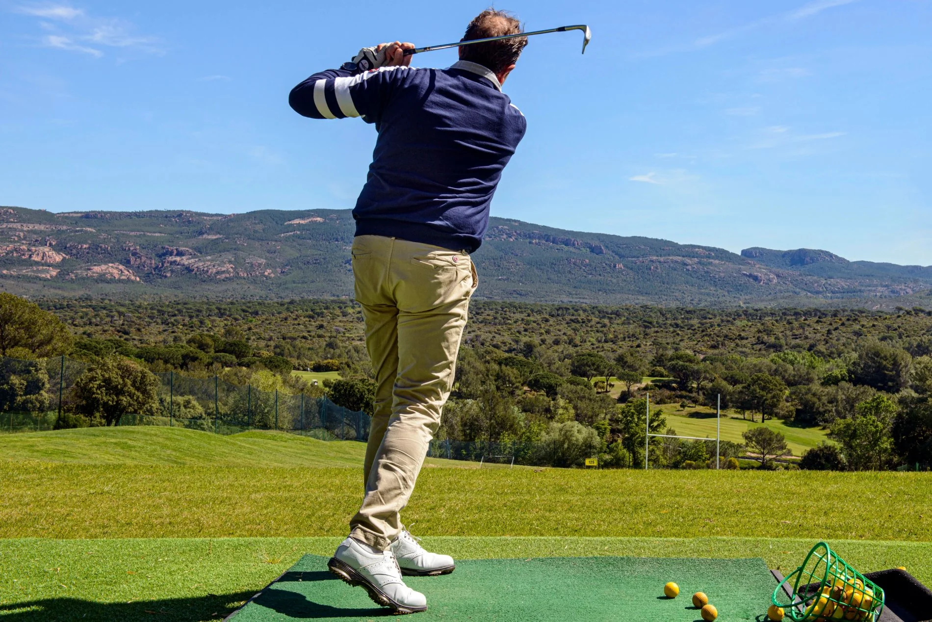 Espace practice golf dans le Var