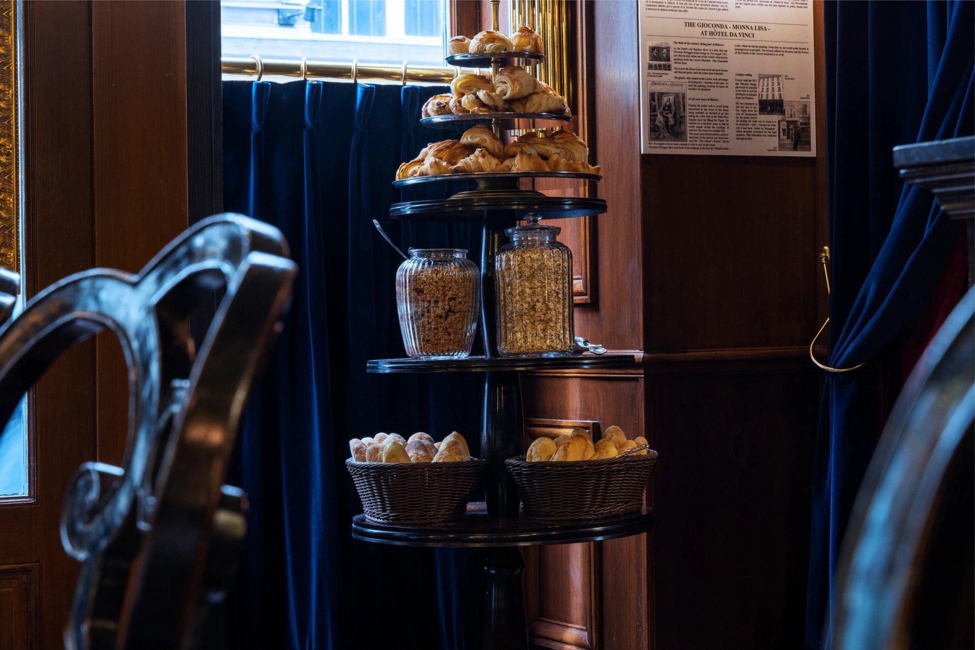 Hôtel Da Vinci Salle Petit-déjeuner buffet