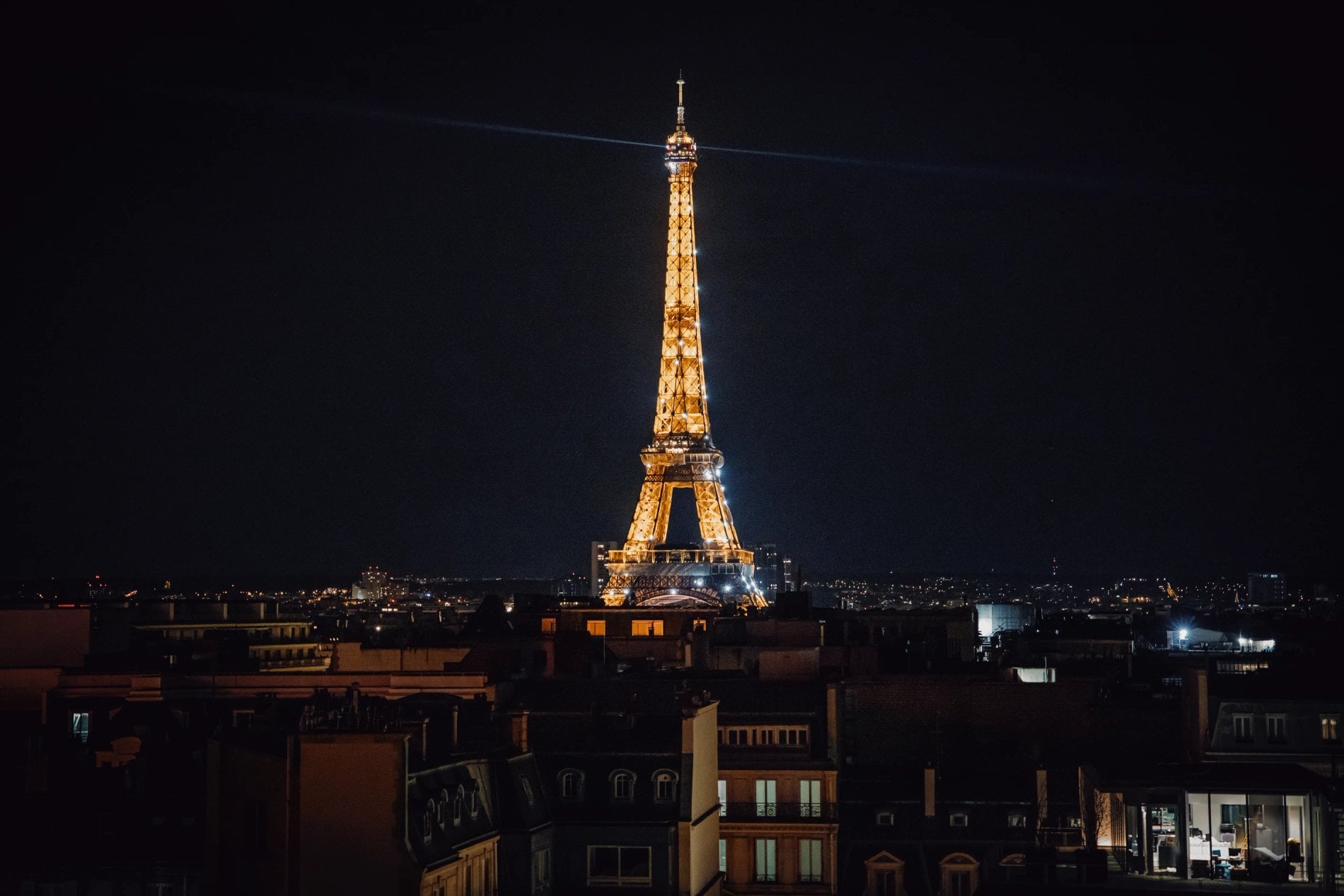 Soirée du nouvel an à Paris