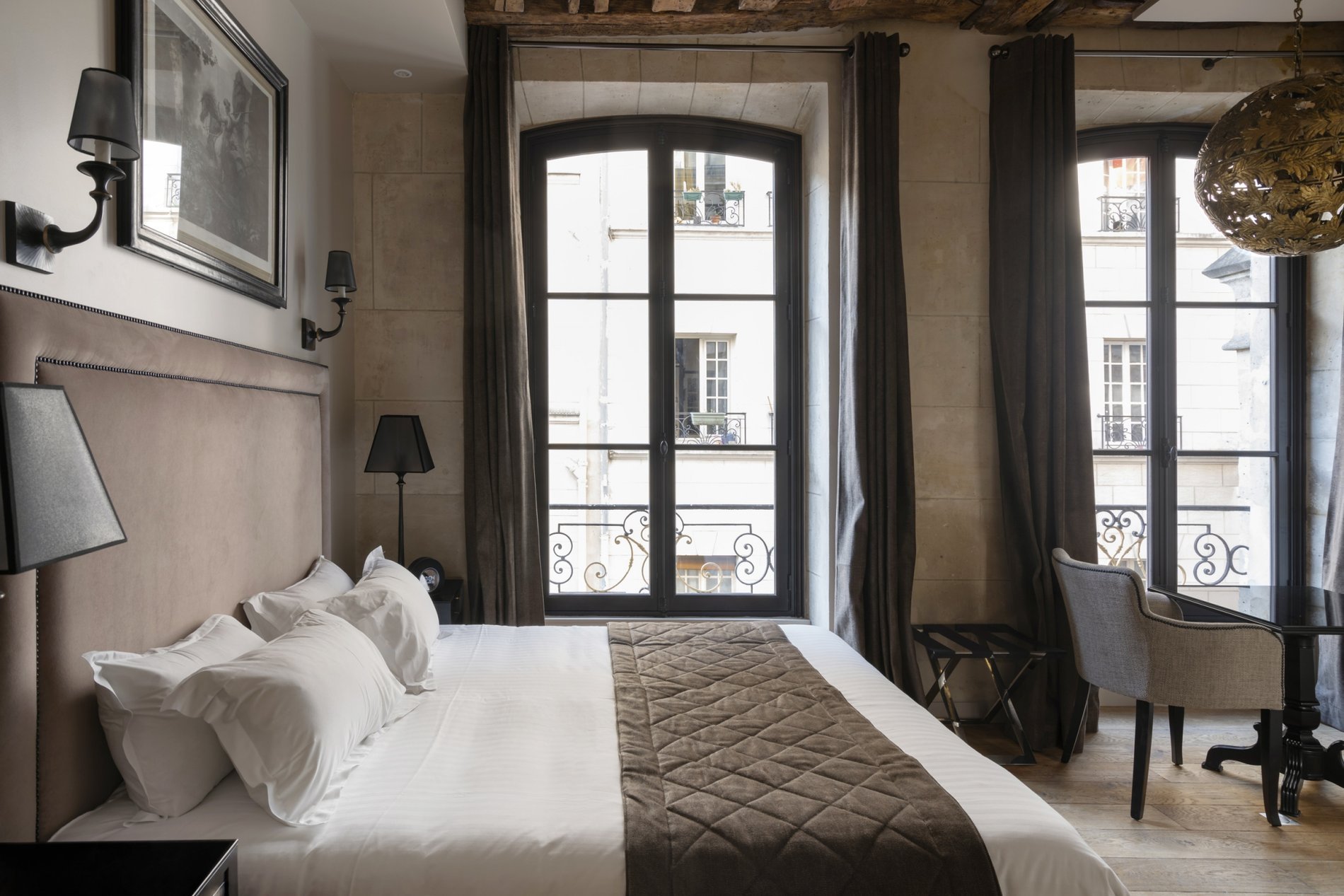 hôtel de charme paris marais - chambre deluxe