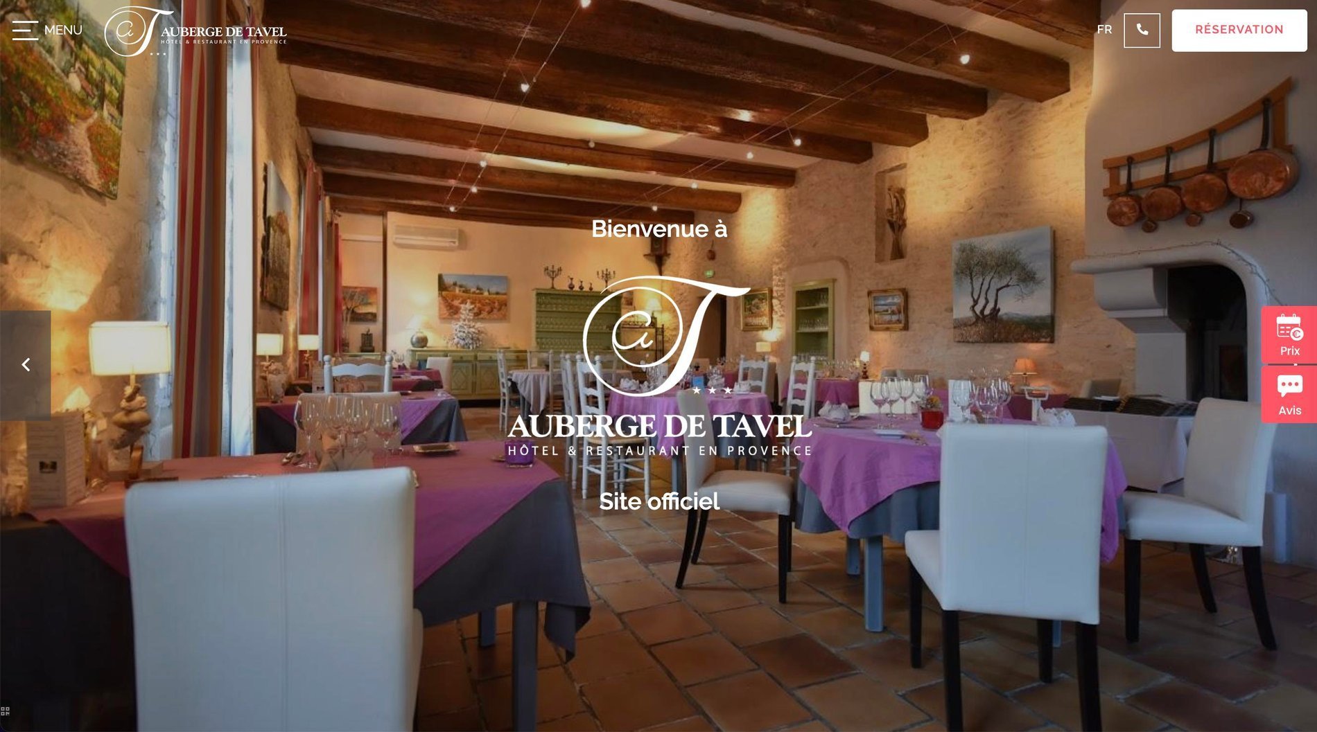 MMCréation Agency | Portfolio Auberge de Tavel