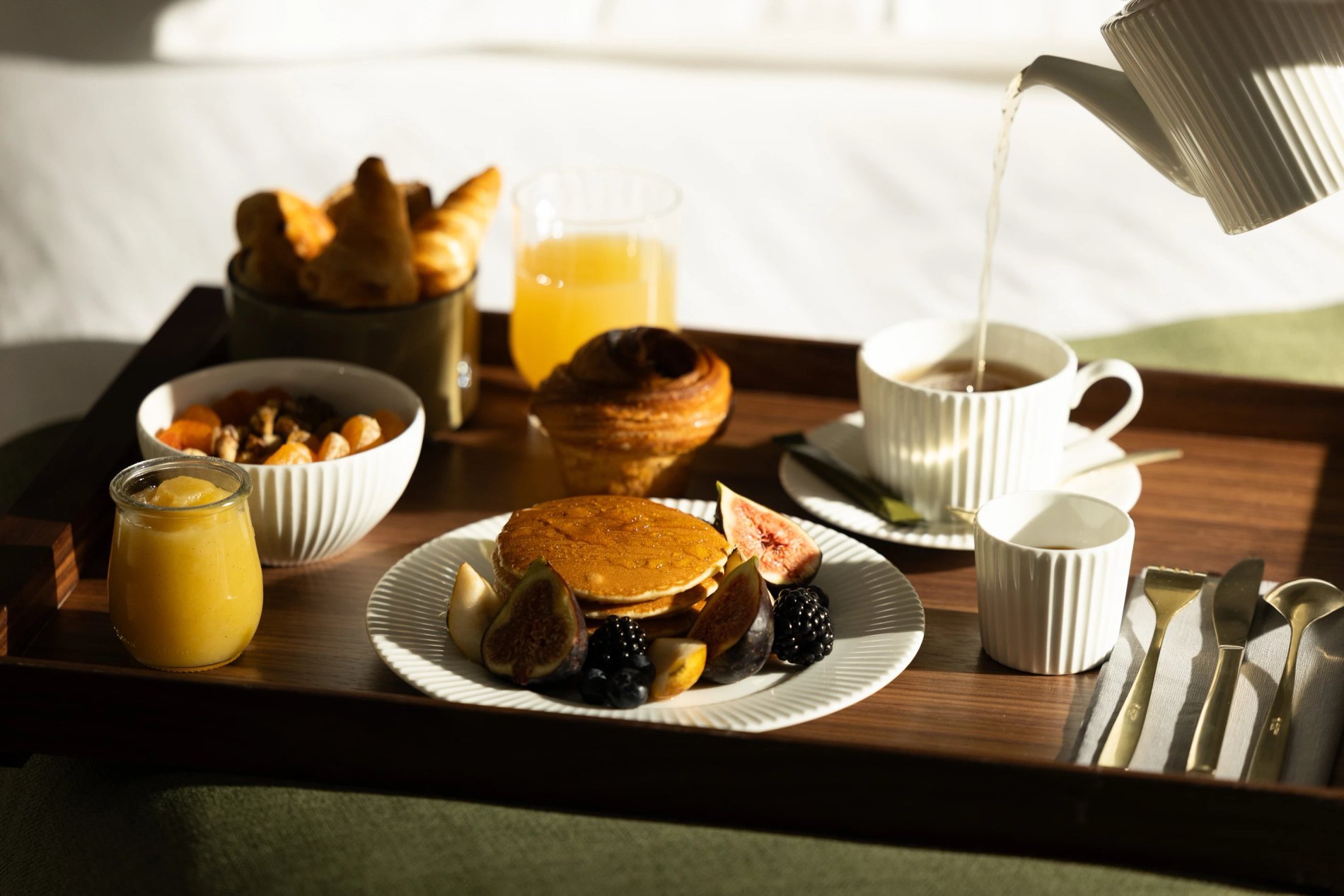 Hôtel Aoriste Petit-déjeuner Chambre