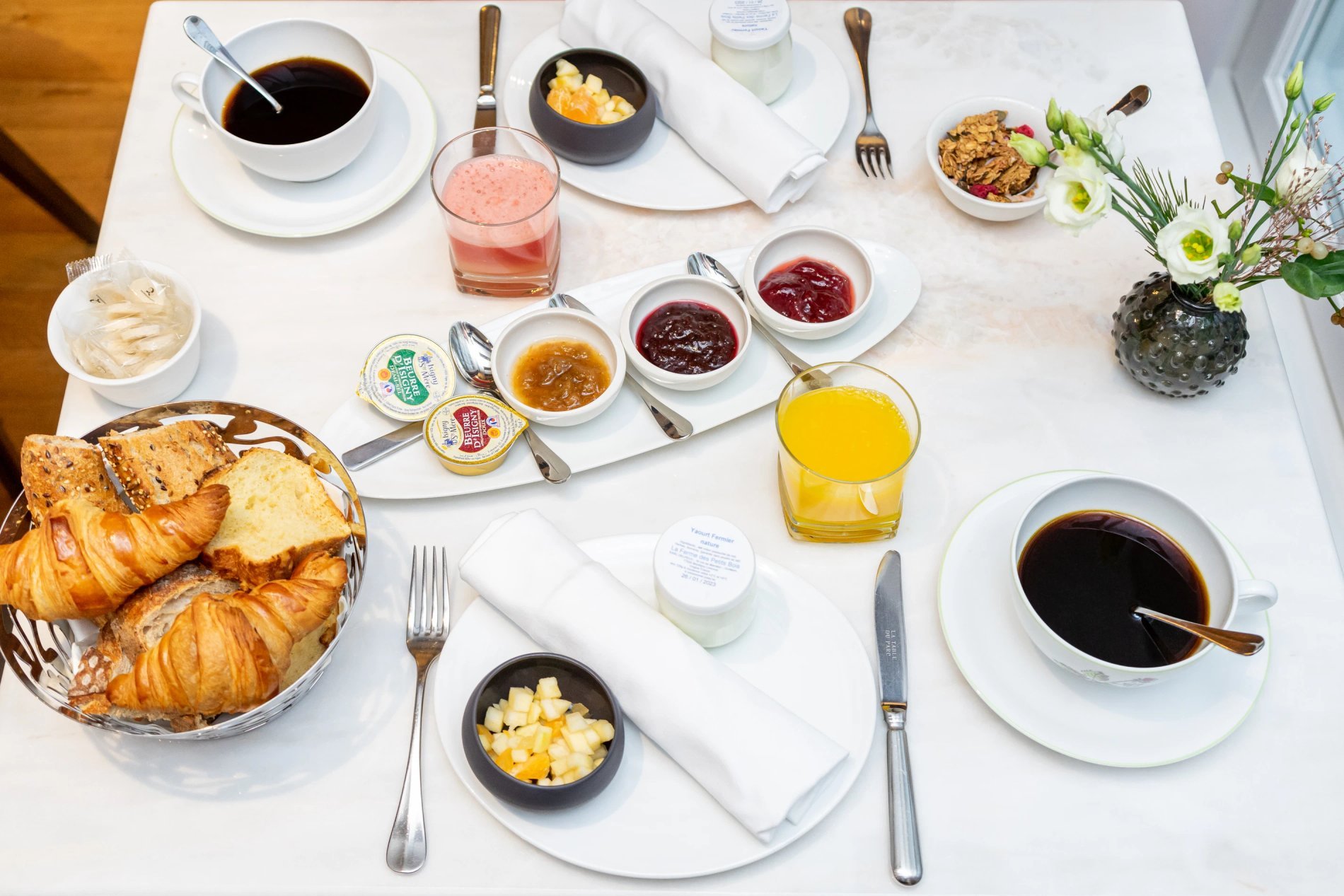 Hôtel de Cavoye Restaurant Gina Petit-déjeuner