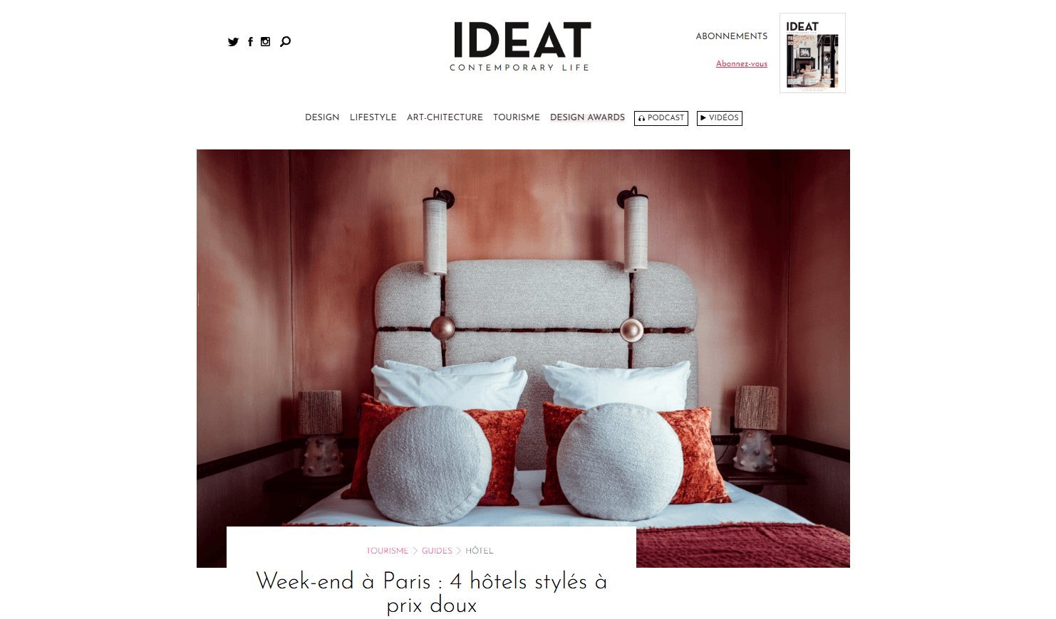 Filigrane Hotel | Articles presse