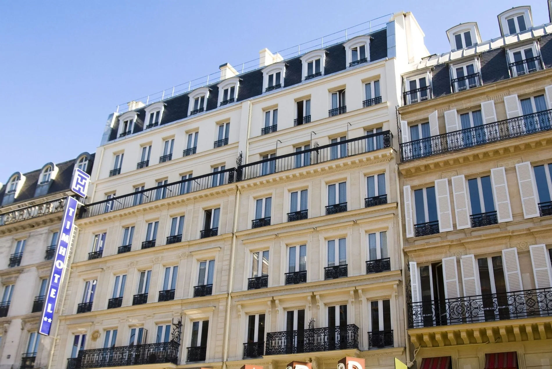 Vue de l'extérieur de l'hôtel