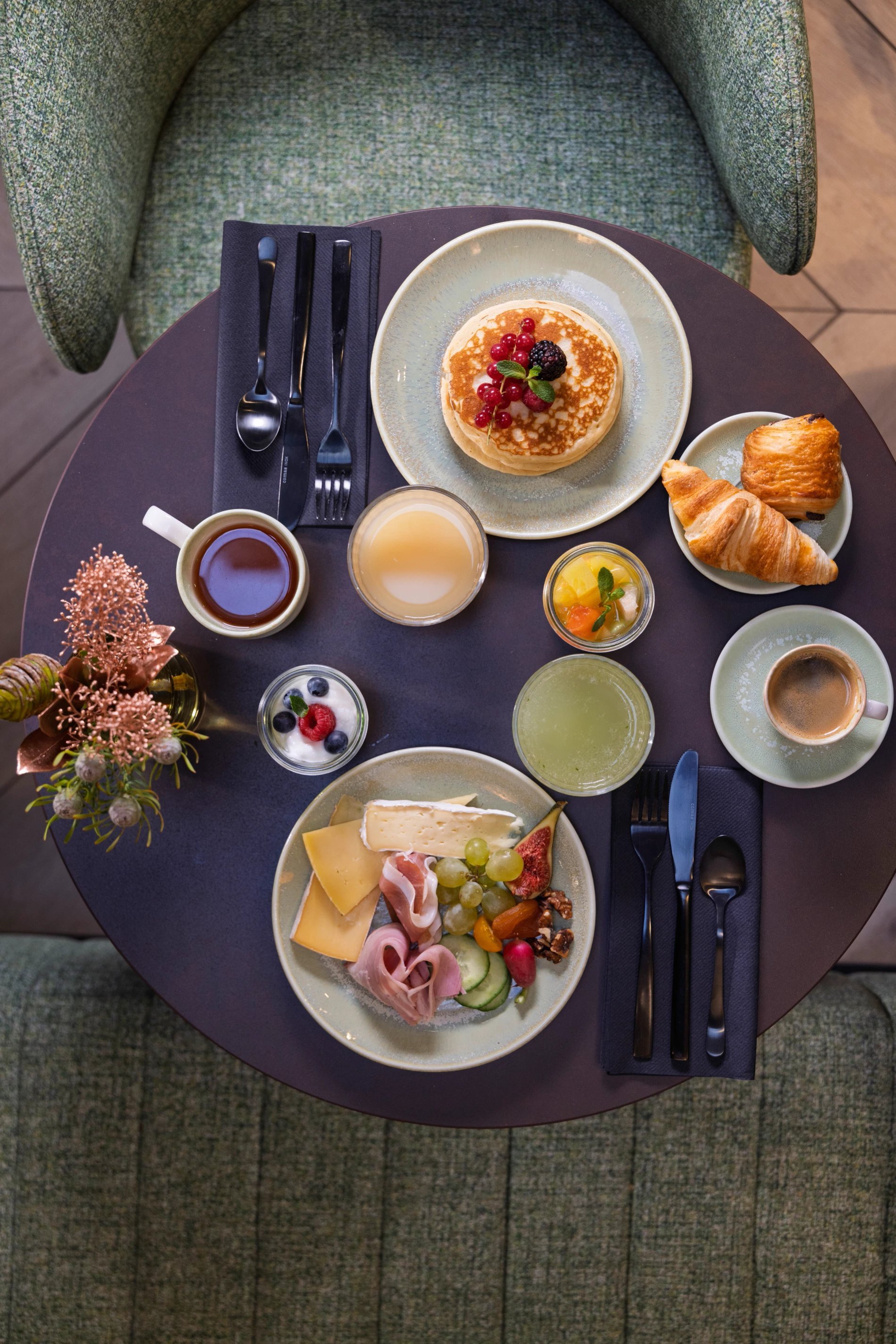 Hôtel Théorème Salon Petit-déjeuner buffet