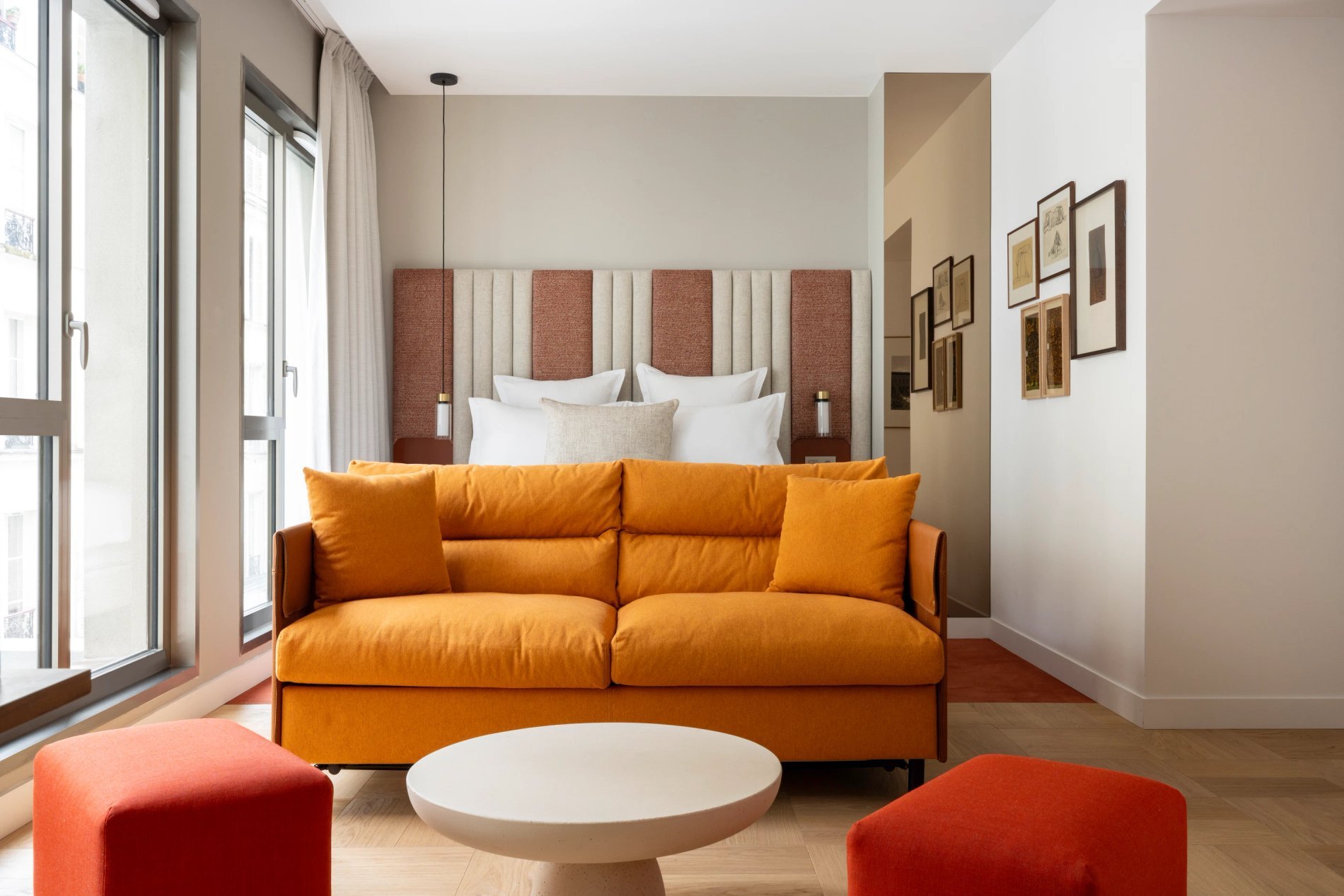 Hôtel Pilgrim Chambre Junior Suite Canapé