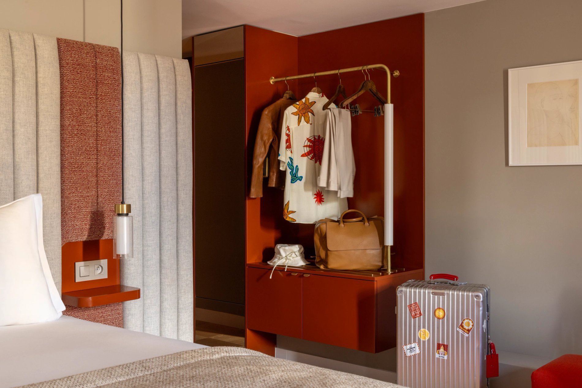 Hôtel Pilgrim Chambre Suite Terrasse Penderie