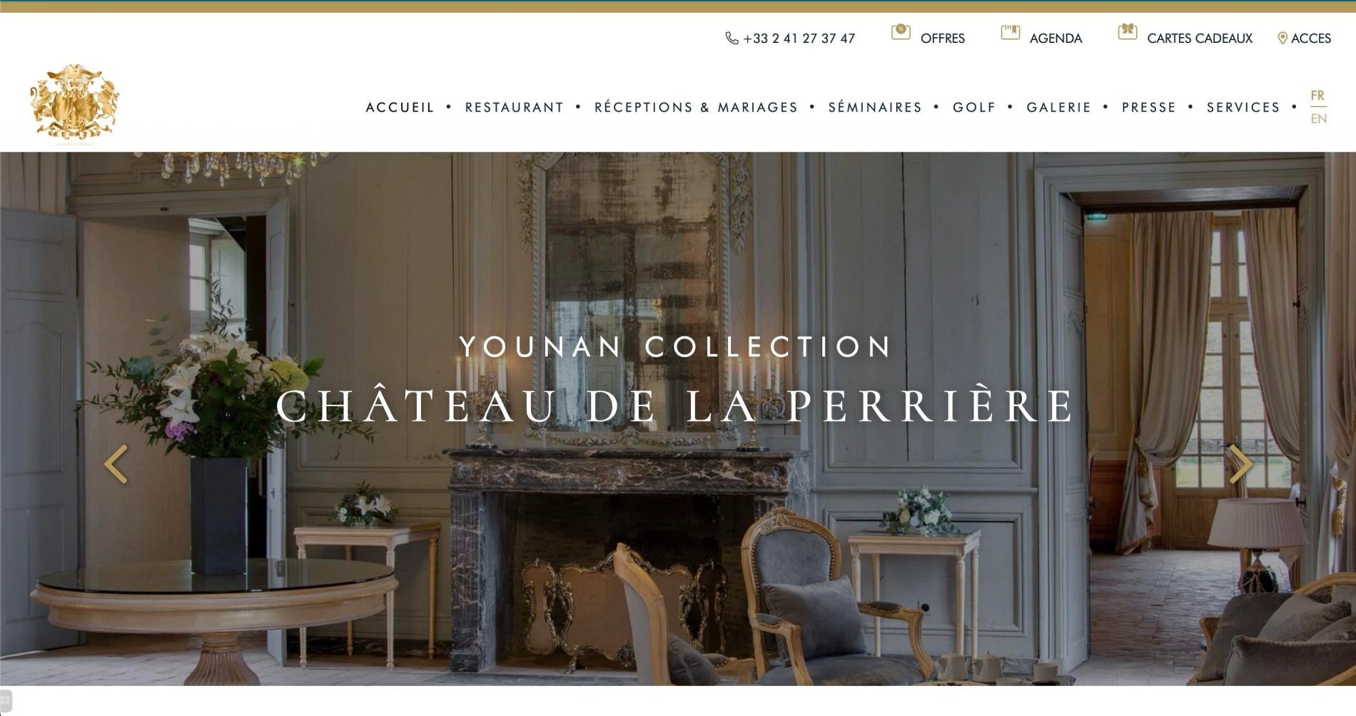 MMCréation Agency | Portfolio Château de la Perrière