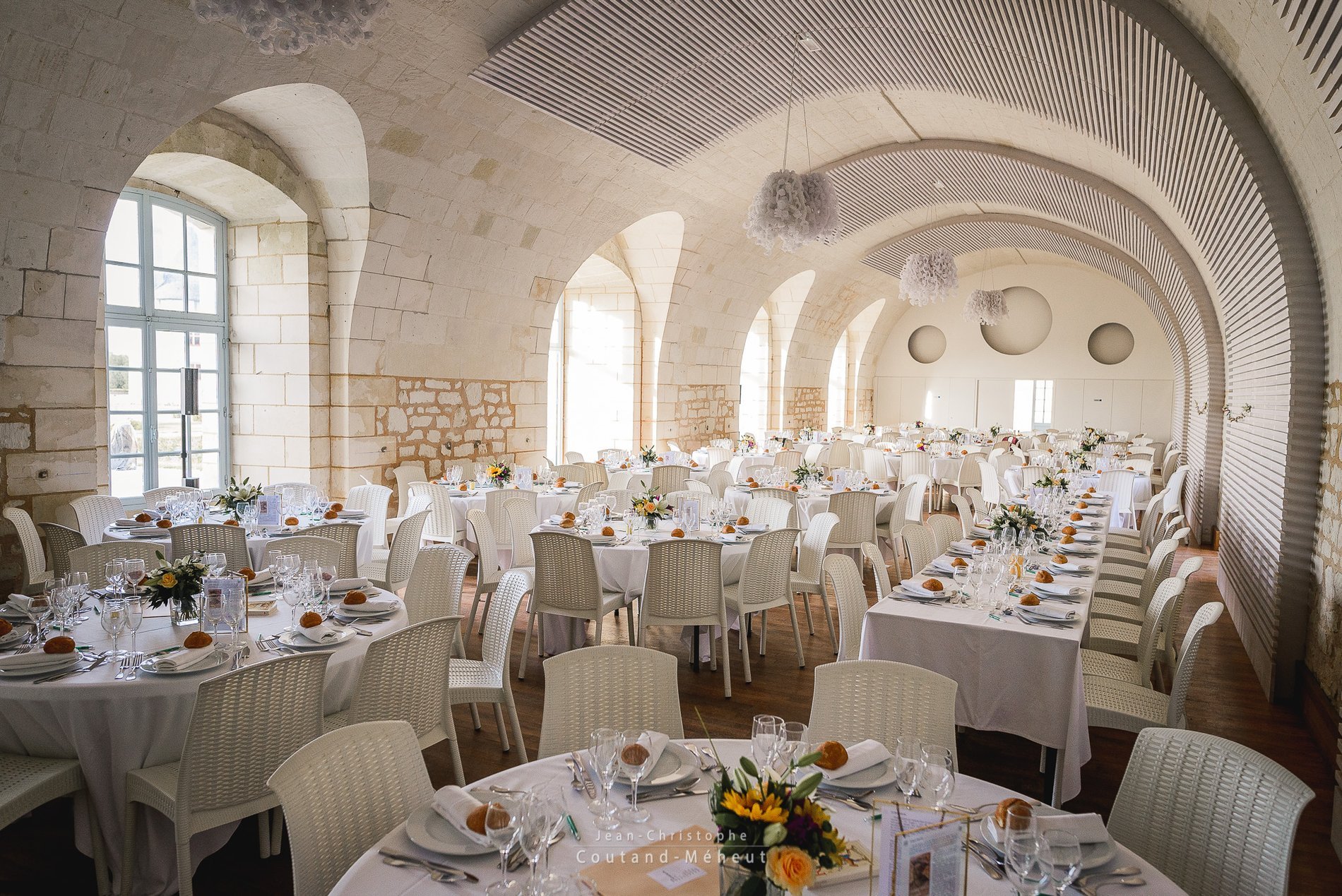 Réception de mariage au château en touraine.
