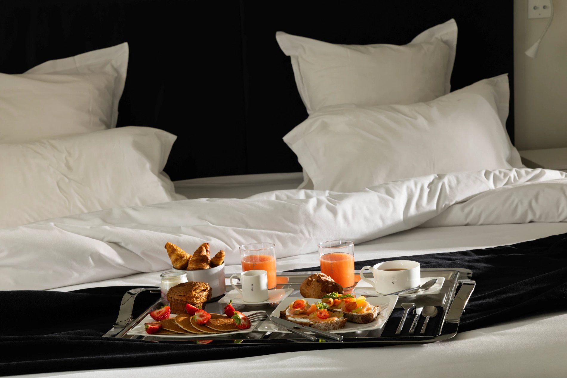 Hôtel Félicien Petit-déjeuner en chambre