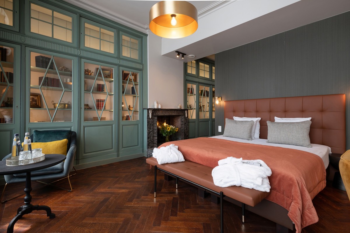 Martin's Relais 4****, Smaakvol ingerichte kamer in Martin's Relais - Oud Huis Amsterdam.