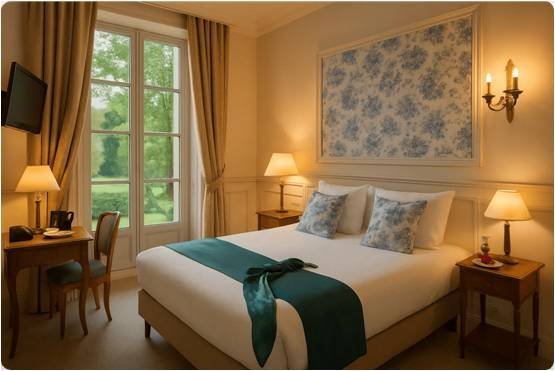 Chambre élégante du Best Western Plus Masqhotel à La Rochelle