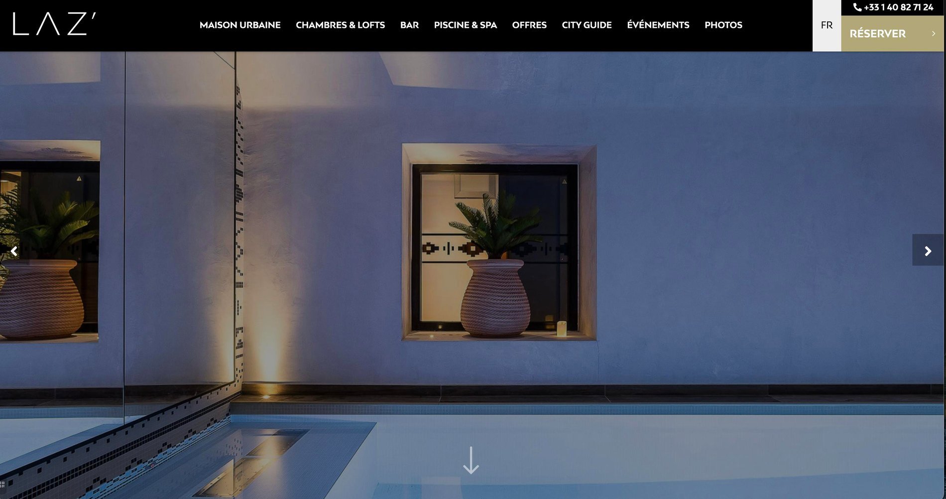 MMCréation Agency | Portfolio Laz' Hotel