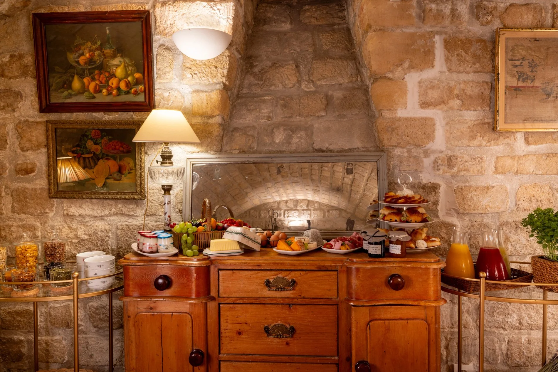 Hôtel Le Saint-Grégoire Salle Petit-déjeuner buffet
