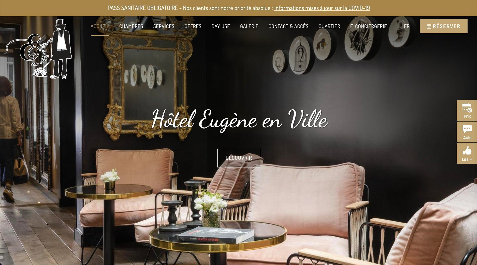 MMCréation Agency | Portfolio Hôtel Eugène en Ville
