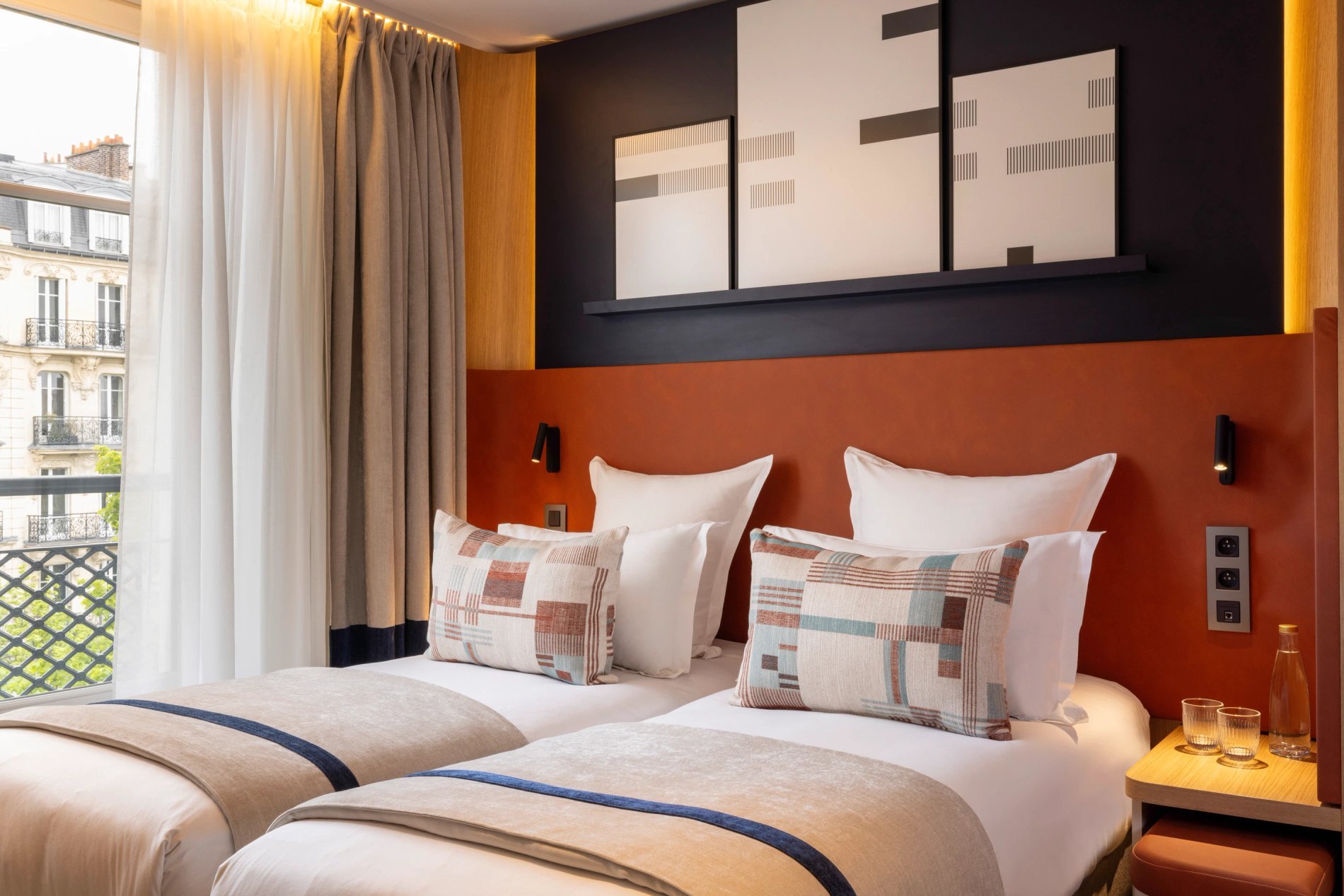 Hôtel Raspail Montparnasse Chambre Classique twin