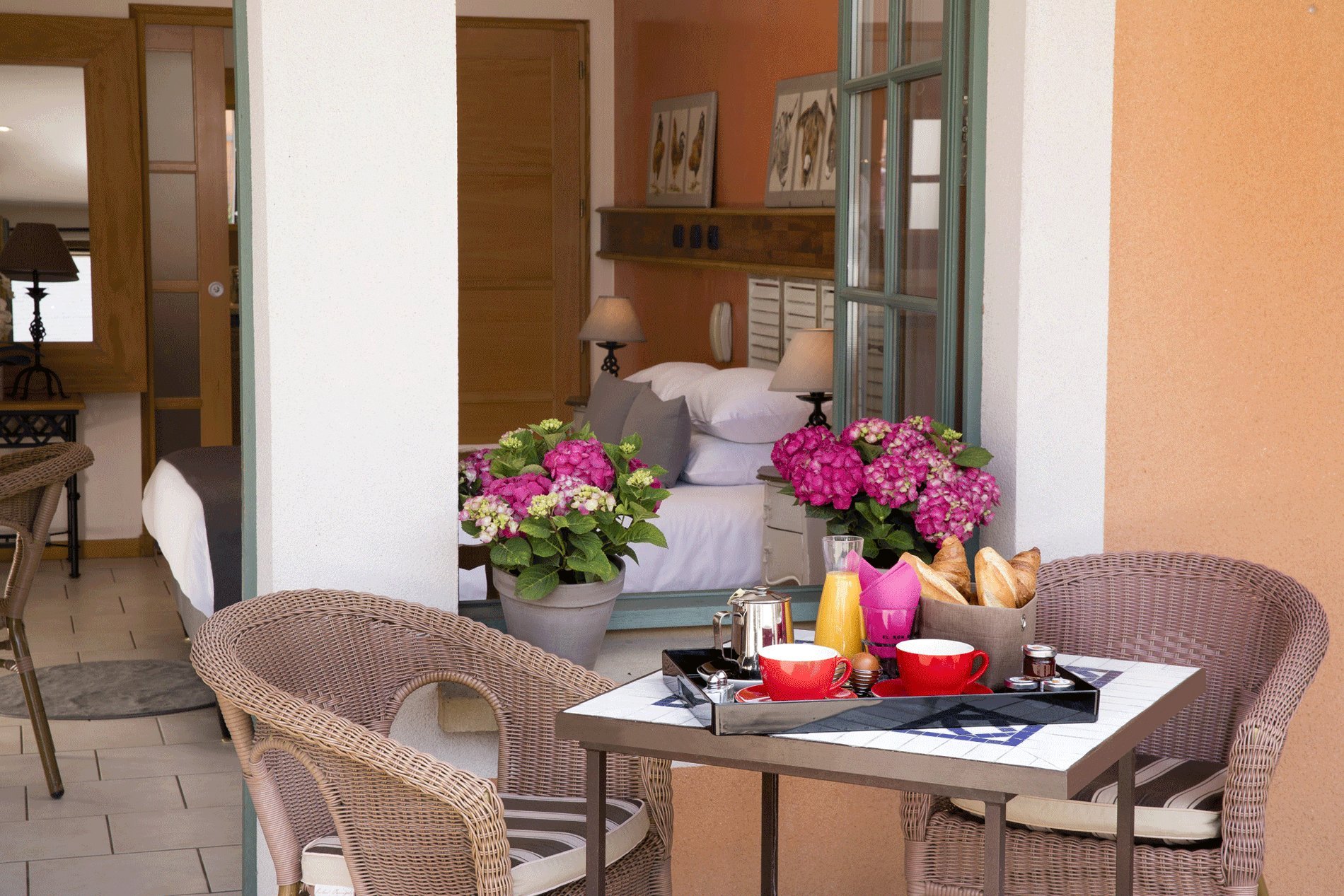 Hôtel SPA Le Lion d'Or | Room with terrace