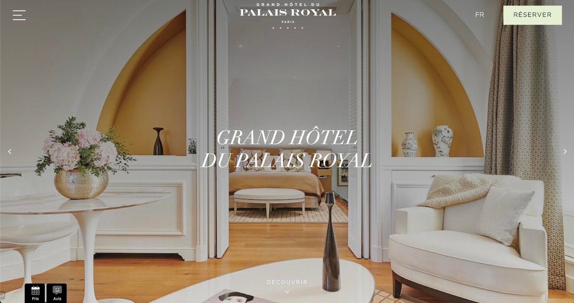 MMCréation Agency | Portfolio Grand Hôtel du Palais Royal