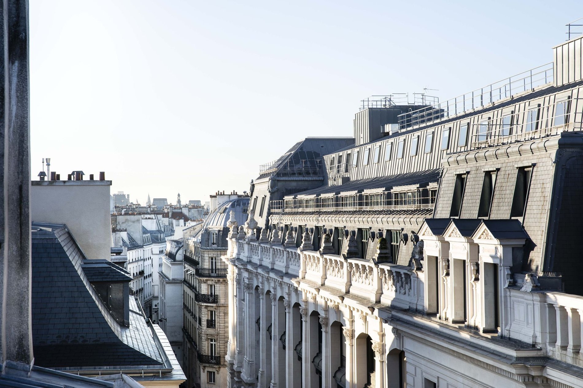 View over the roof from Hotel Gramont close to Opera