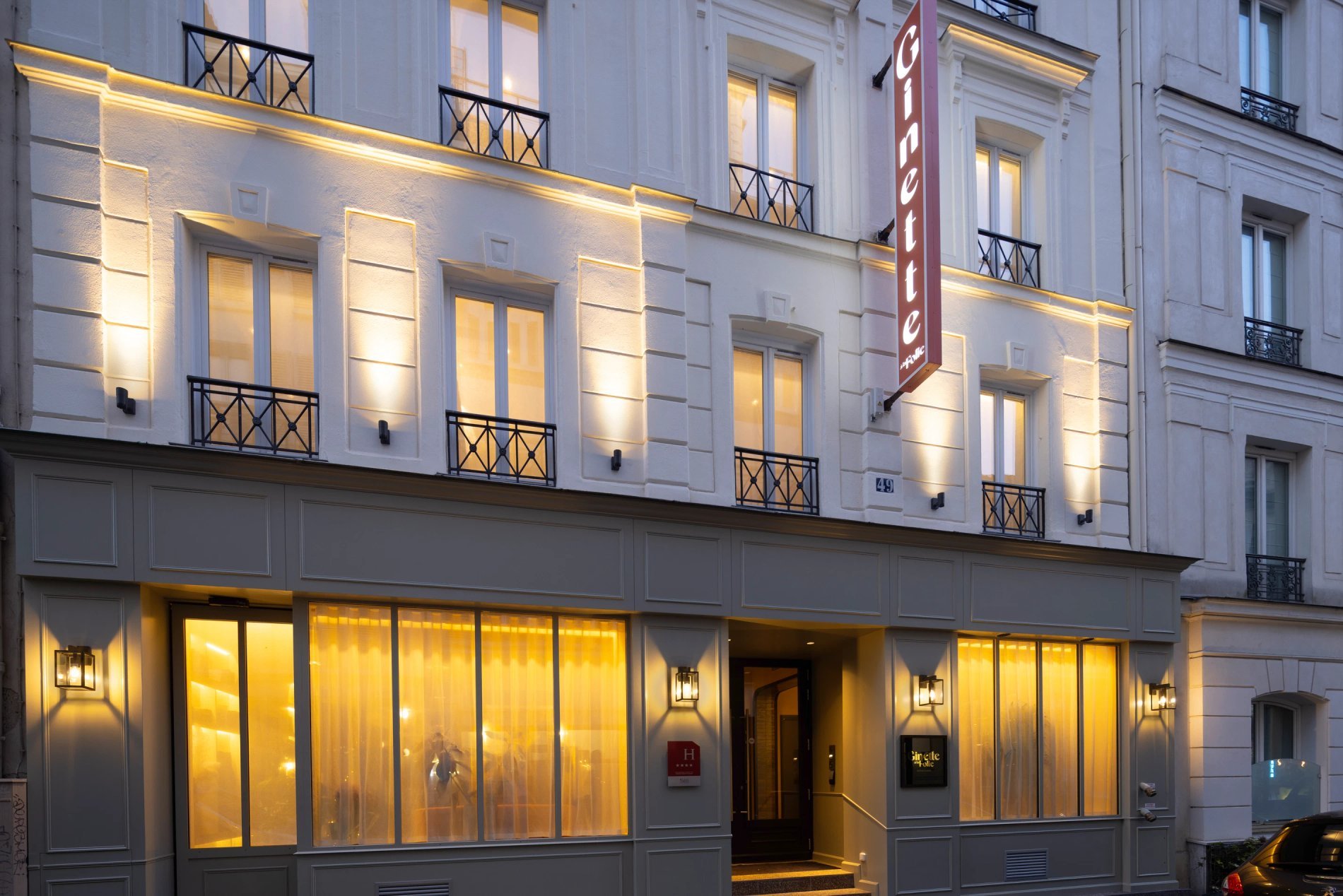 Hôtel Ginette à la Folie Façade