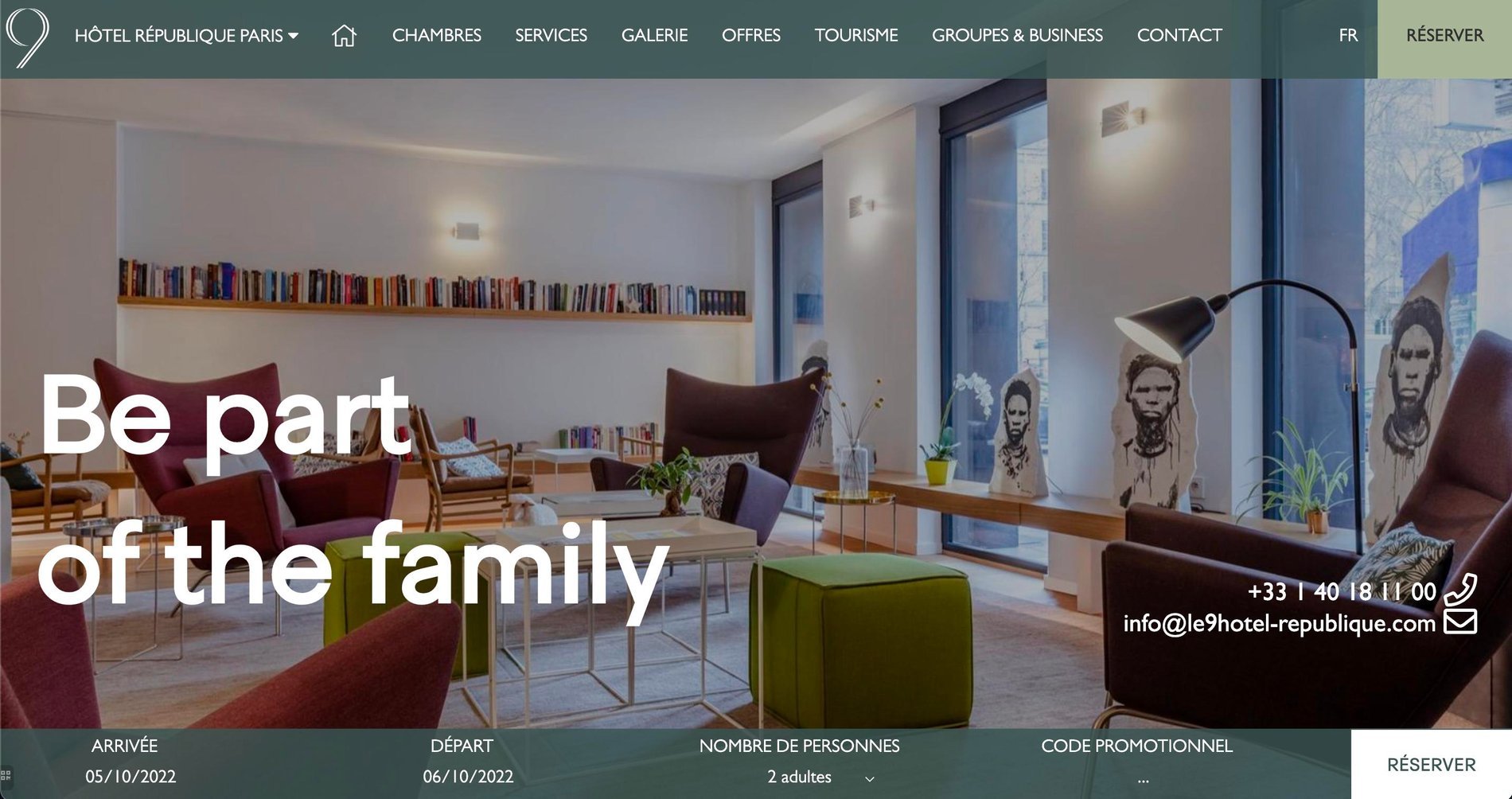 MMCréation Agency | Portfolio 9Hotel République