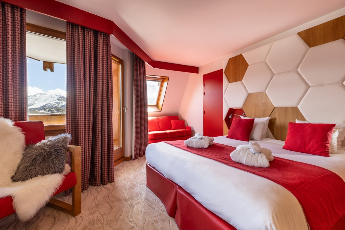 Chambre Supérieure de l'Hôtel Le Pic Blanc