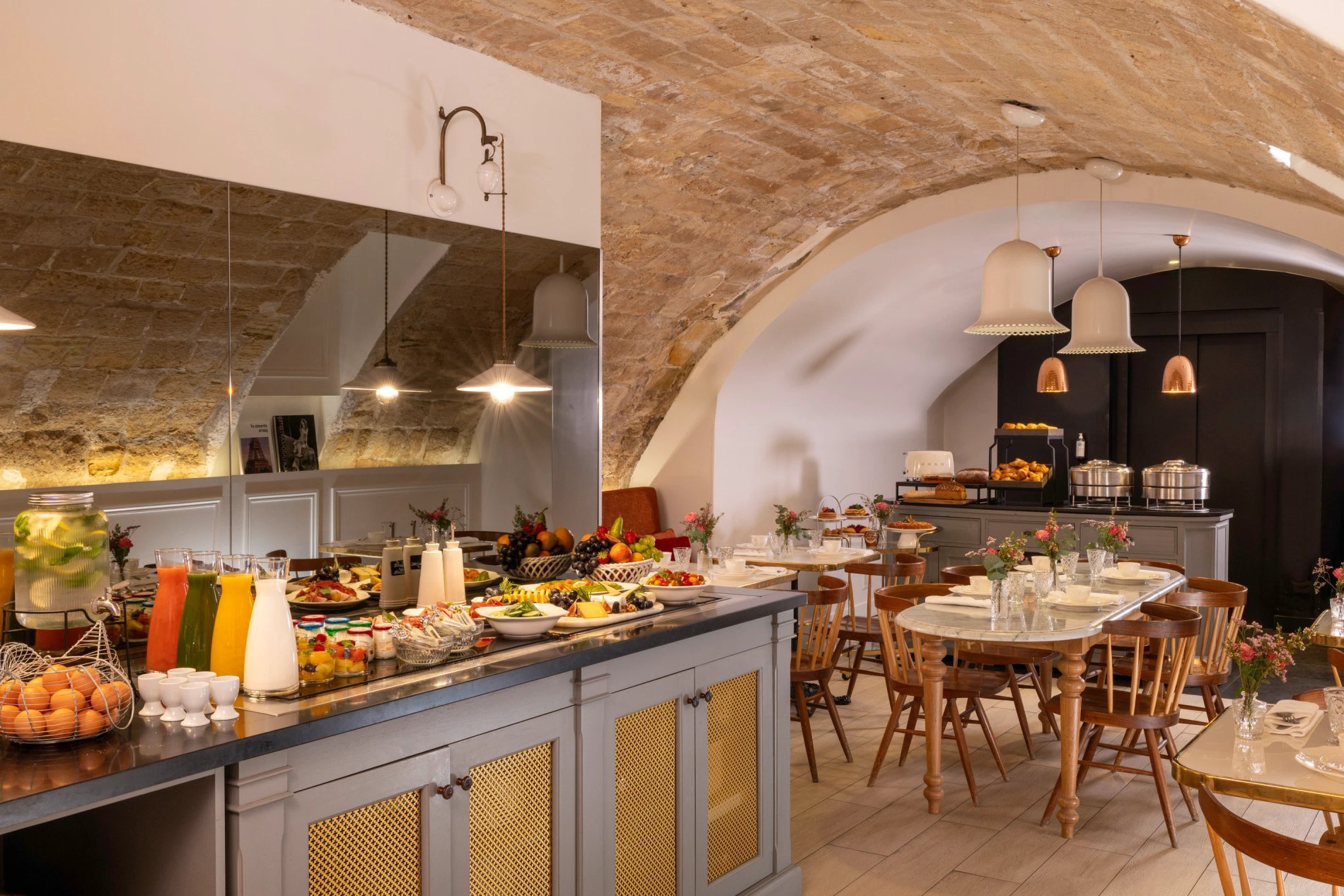 Hôtel Le Pradey Salle Petit déjeuner