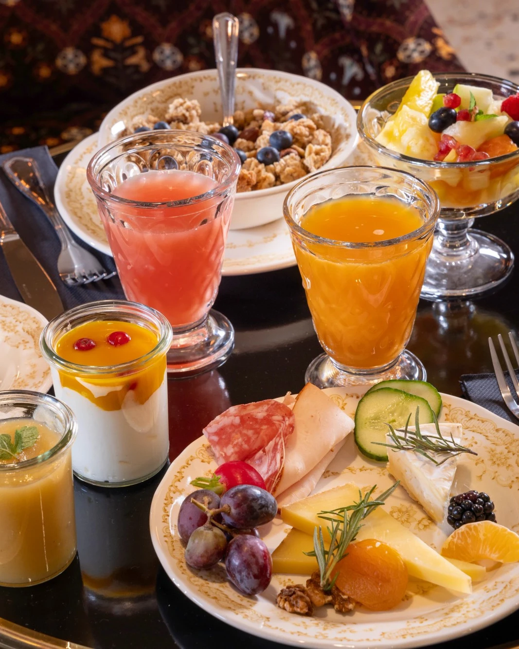 Hôtel Ginette à la Folie, Hotel Ginette à la Folie Breakfast Room Buffet