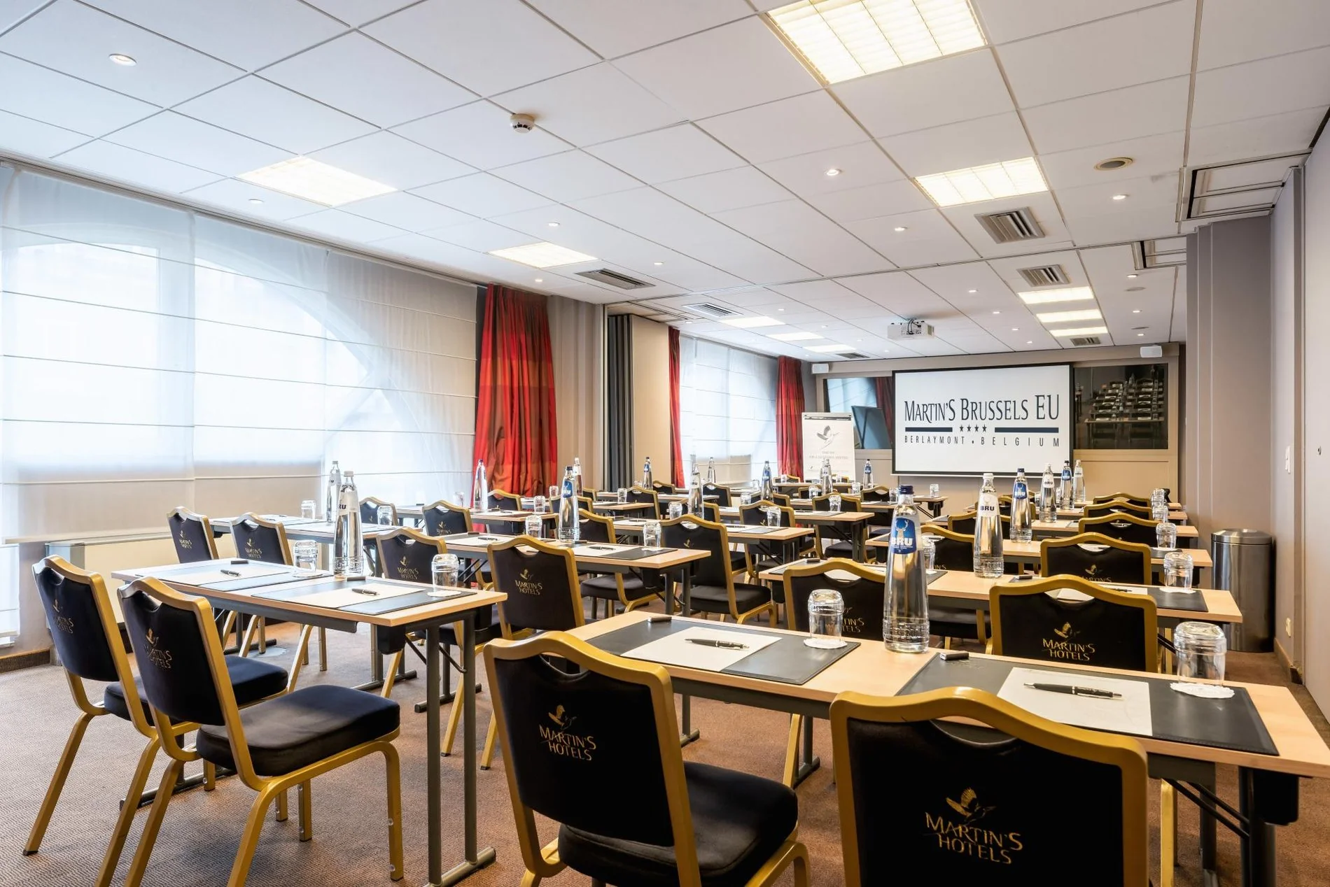Salle de réunion équipée au Martin's Brussels EU