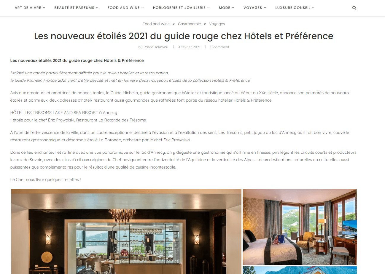 Les Trésoms | Press