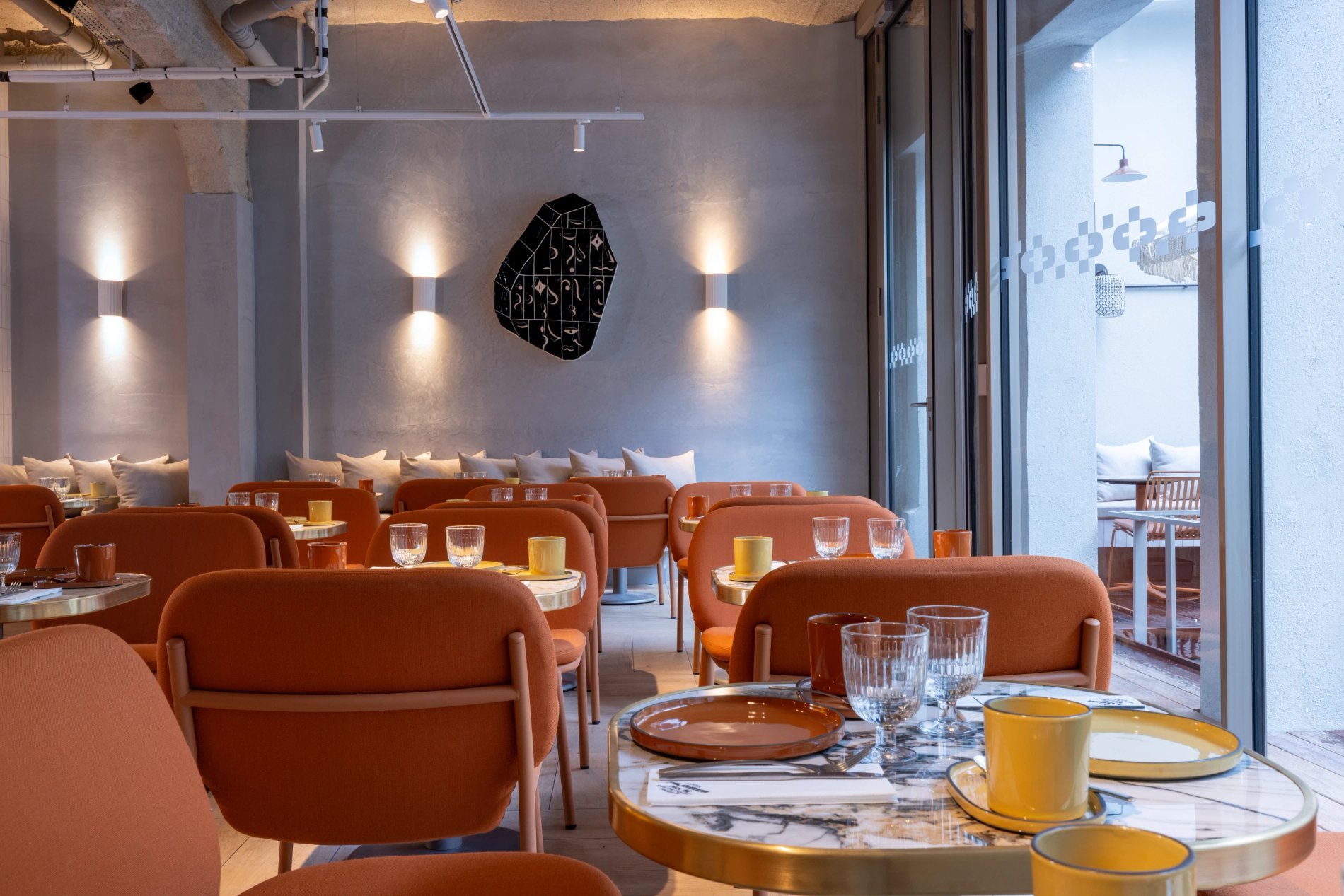 Hotel Pilgrim Lounge Breakfast terrasse