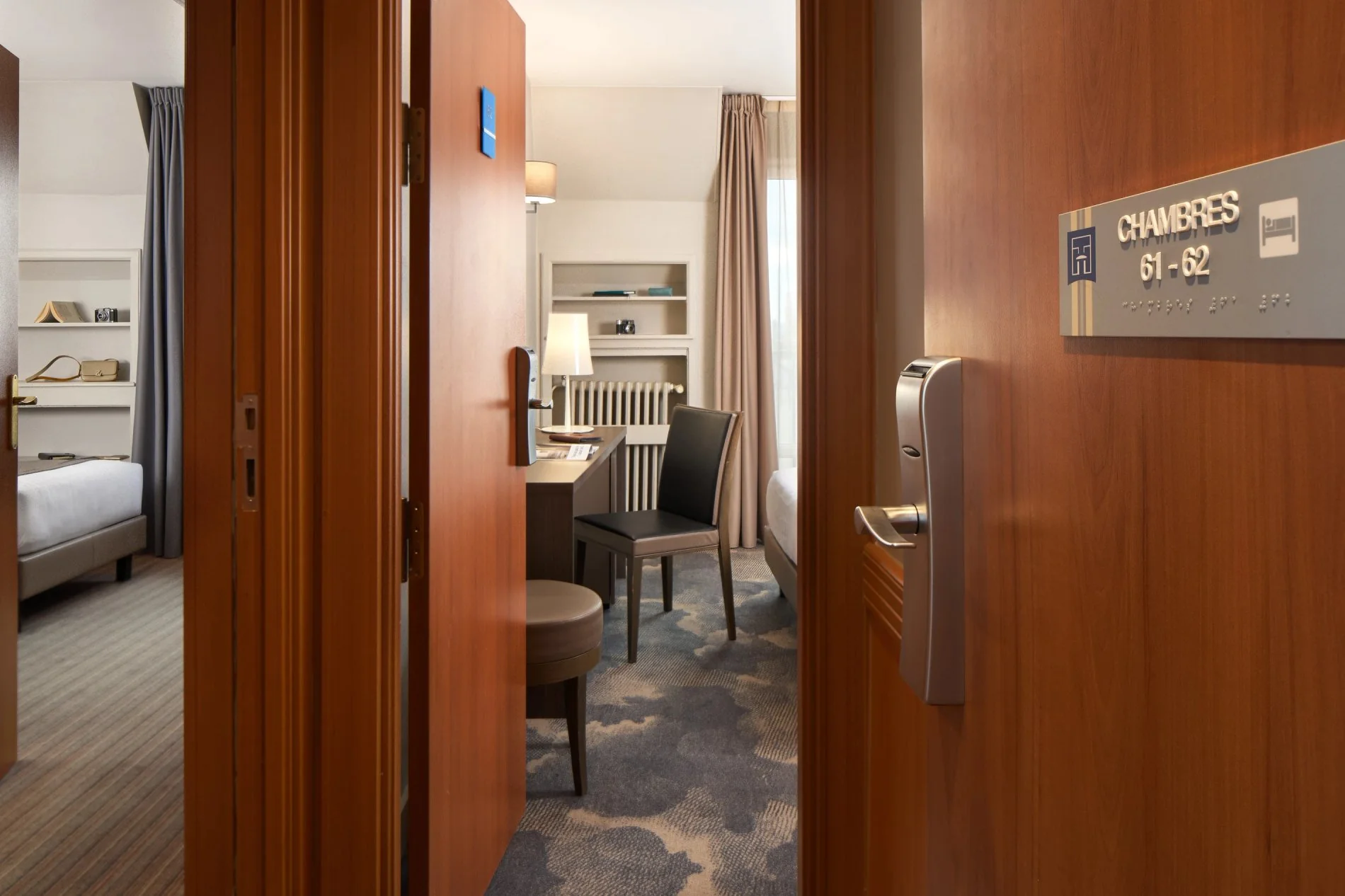 Chambres communicantes à Timhotel Opéra Blanche Fontaine