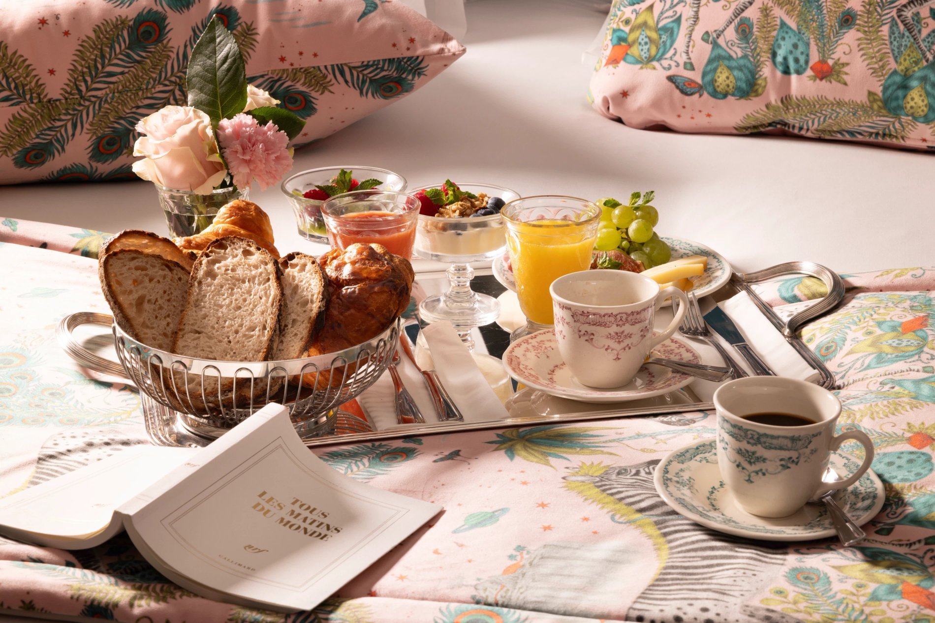 Hôtel Ginette à la Folie Petit-déjeuner Chambre