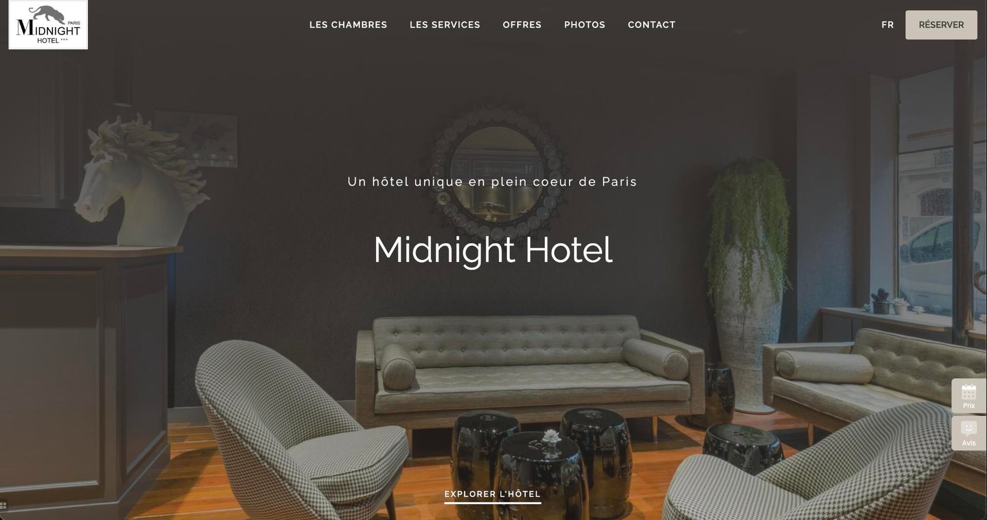 Agence MMCréation | Portfolio Midnight Hotel