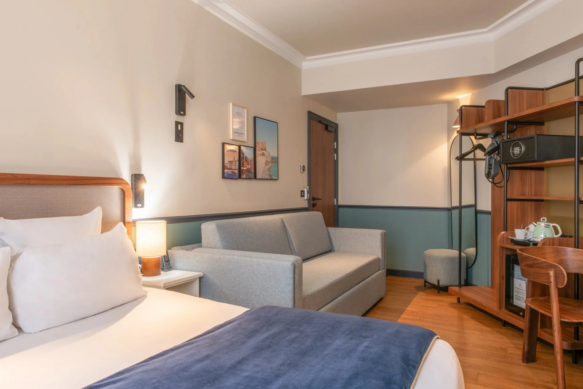 Chambre Quadruple Familiale - Hôtel Terminus Lyon