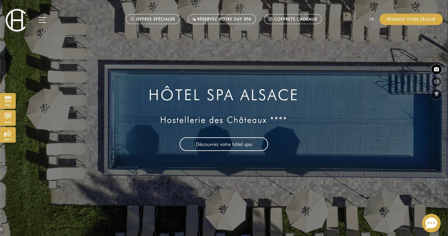 MMCréation Agency | Portfolio Hostellerie des Châteaux
