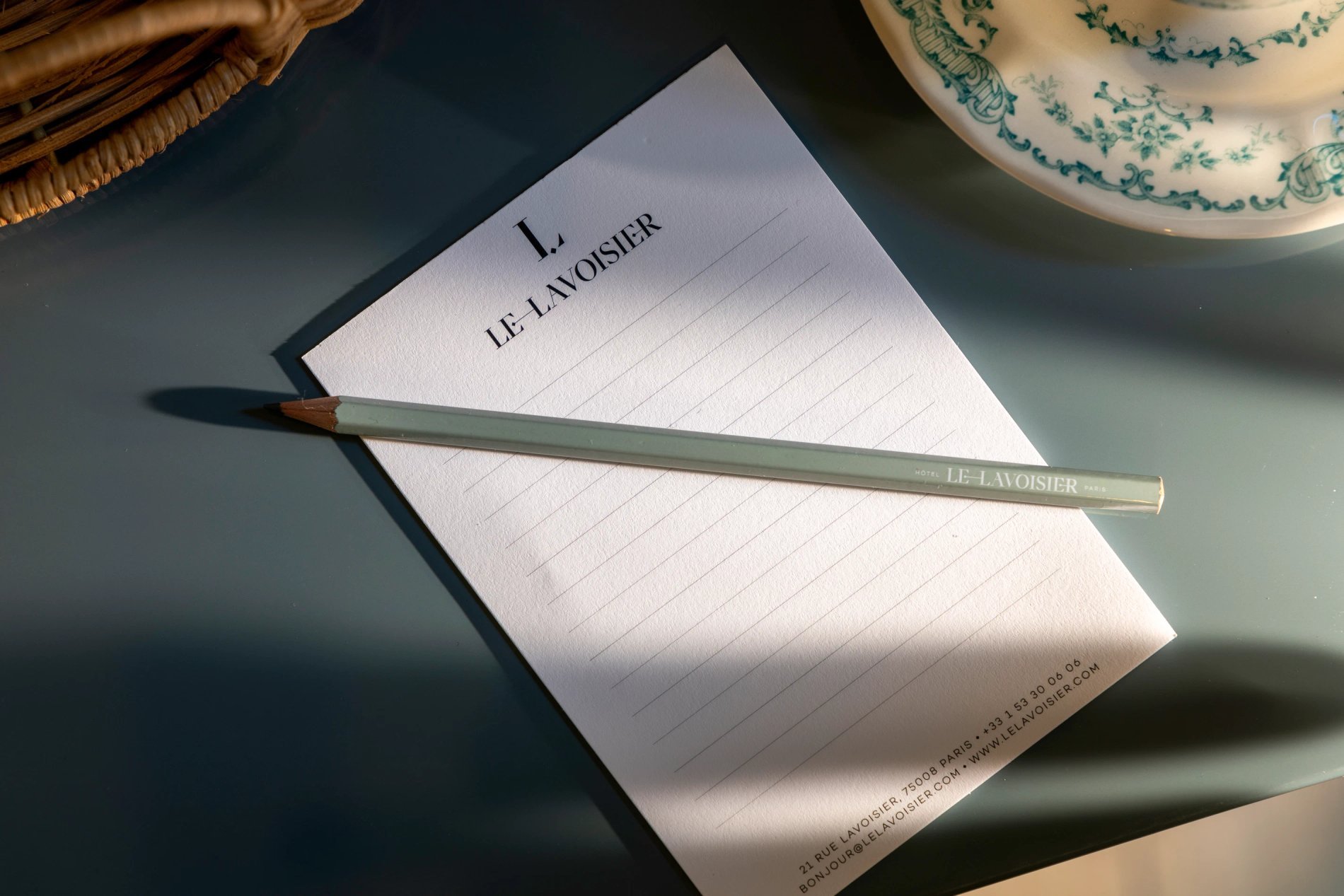 Hotel Le Lavoisier Stationery