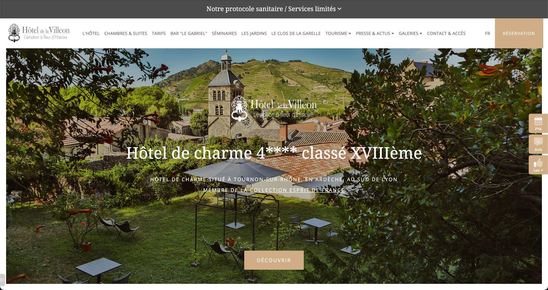 MMCréation Agency | Portfolio Hôtel de la Villeon