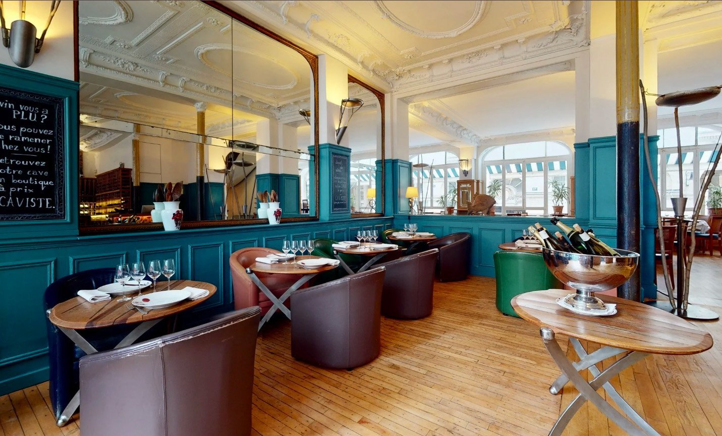Die Lounge-Bar des Restaurants Macéo am Palais-Royal