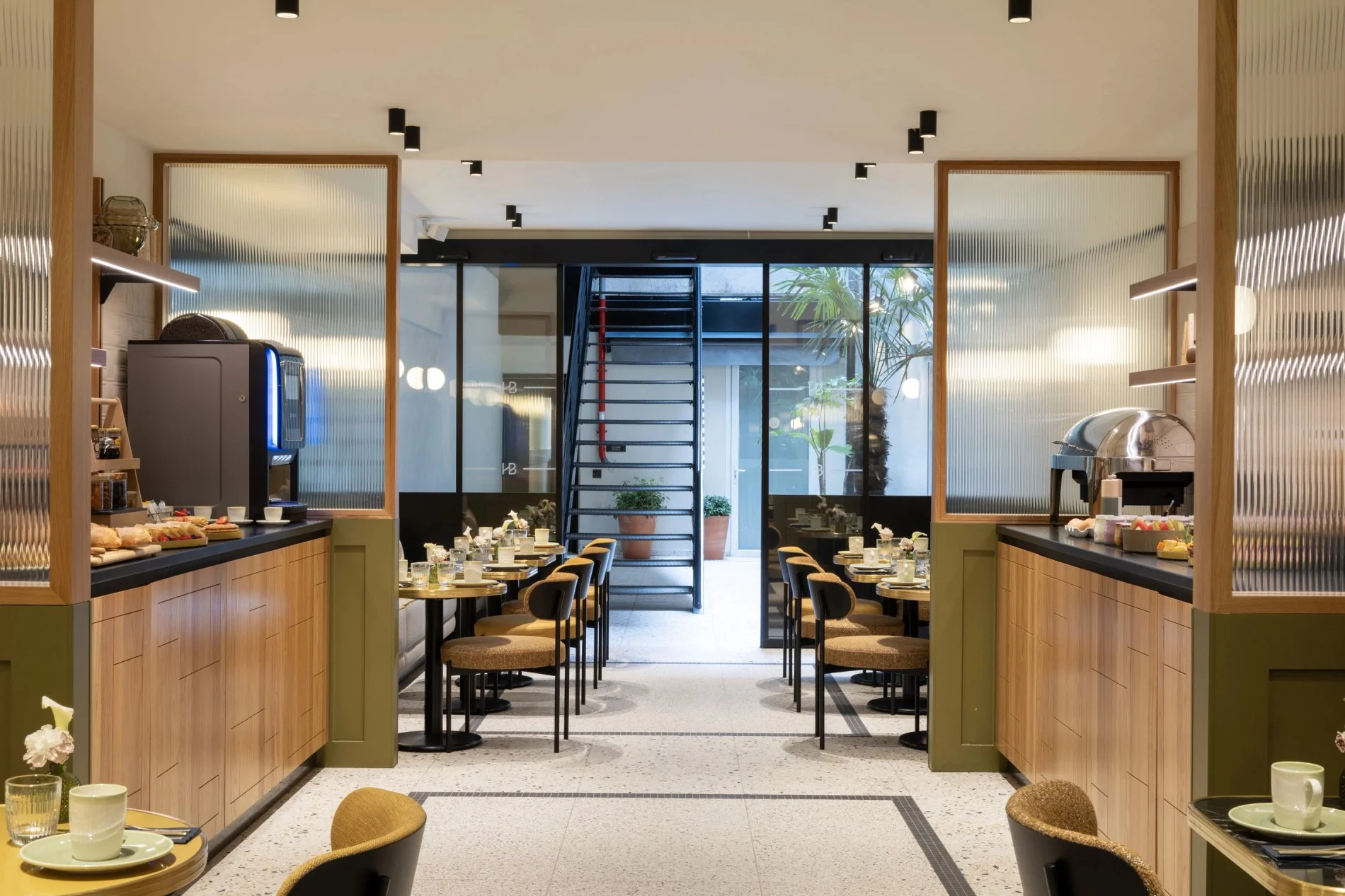 Hôtel Brady Salle Petit-déjeuner Buffet