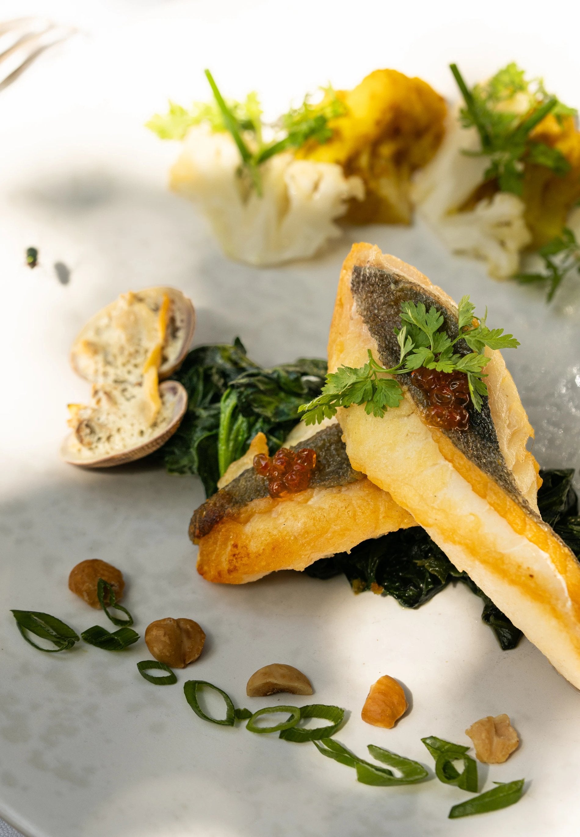 plat de saison dressé avec élégance en Touraine