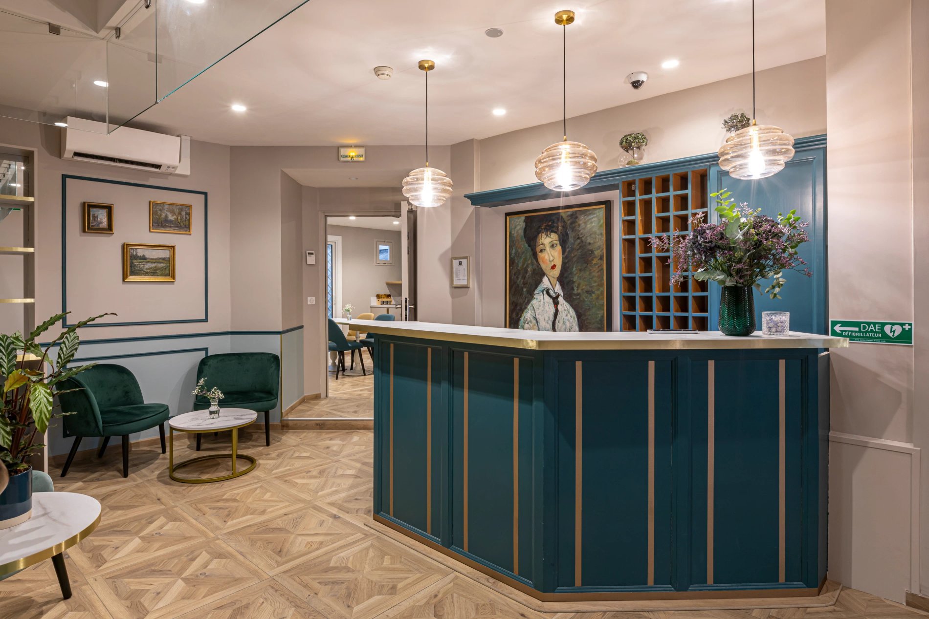 Splendid Hôtel | Réception Lobby