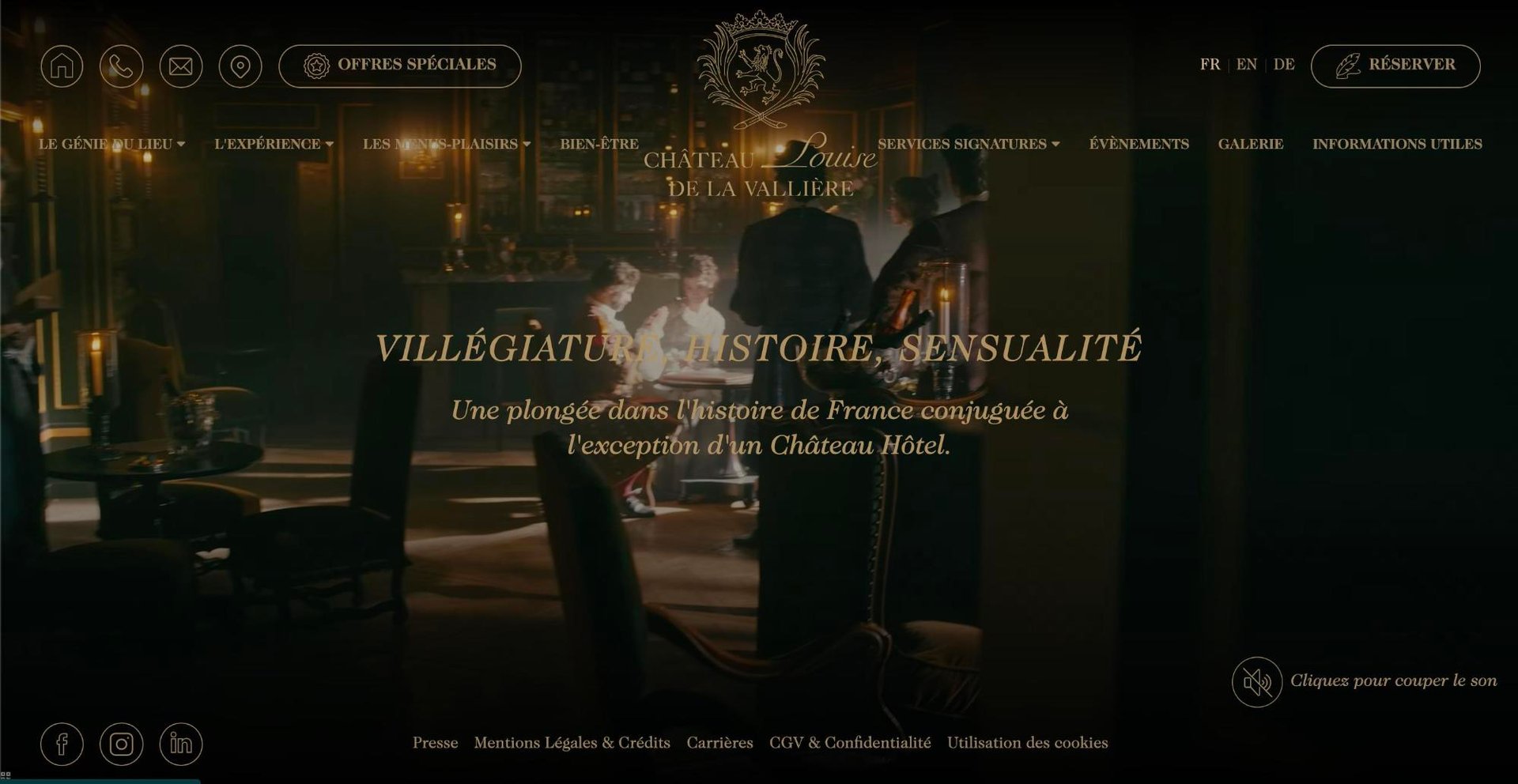 MMCréation Agency | Portfolio Château Louise de la Vallière