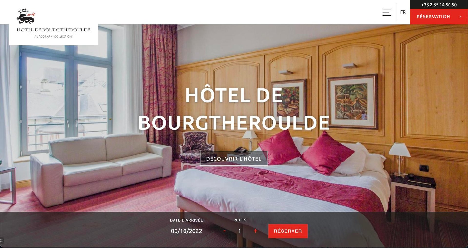 Agence MMCréation | Portfolio Hôtel de Bourgtheroulde