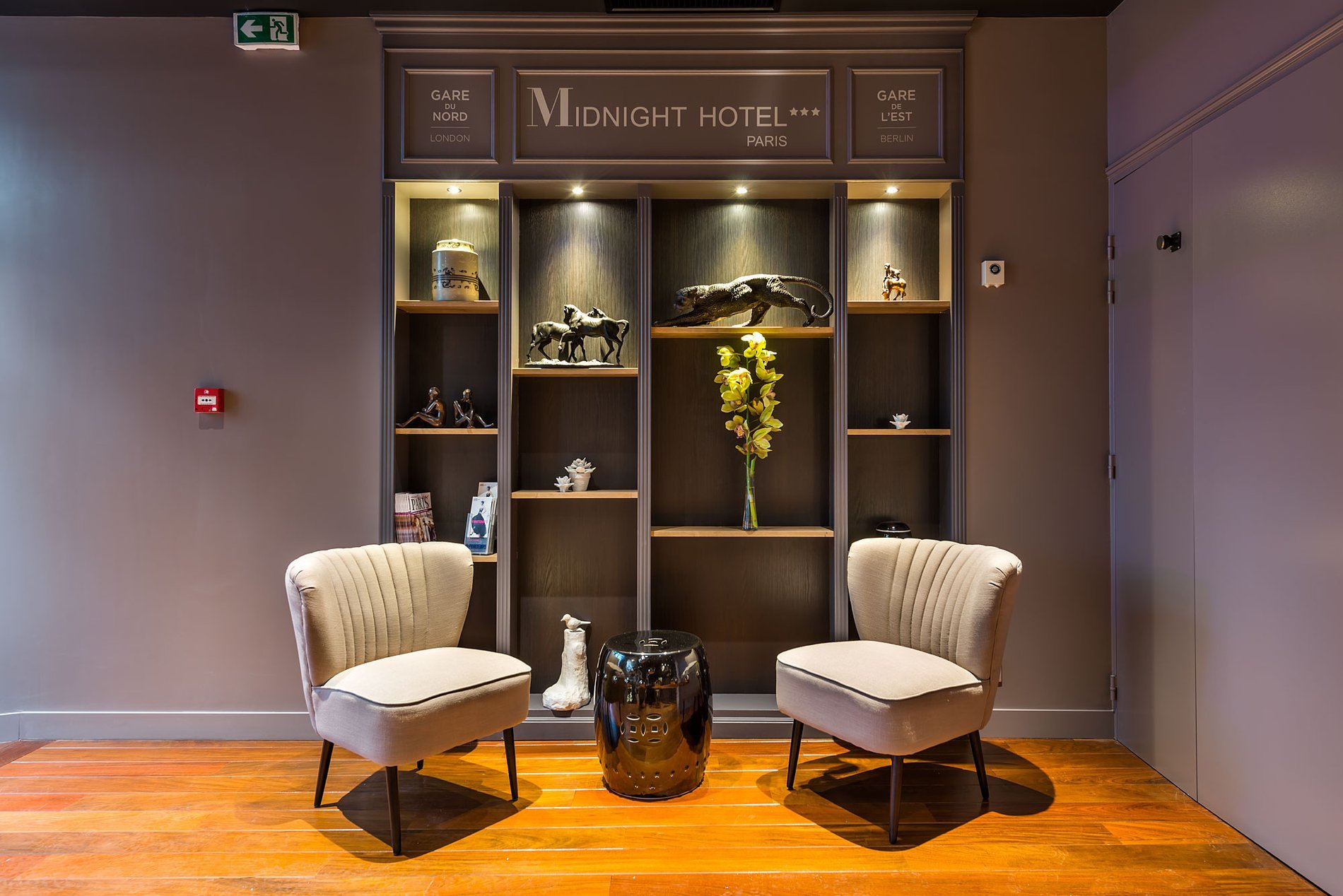 Midnight Hotel Lobby