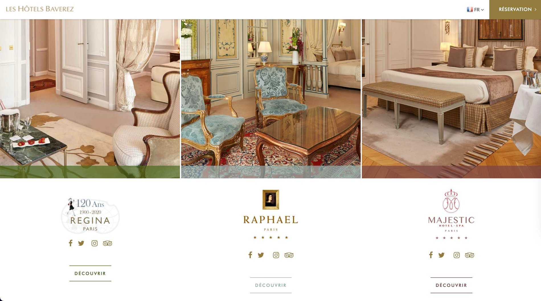 MMCréation Agency | Portfolio Les Hôtels Baverez